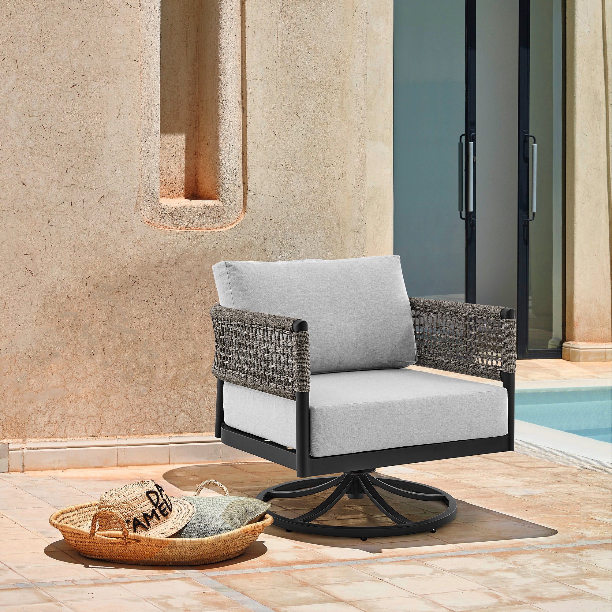 Alegria Outdoor Swivel Chair - Image 5