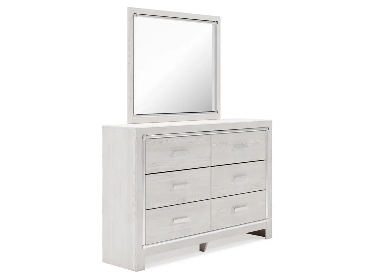 Altyra Bookcase Bed & Dresser & Mirror - Image 8