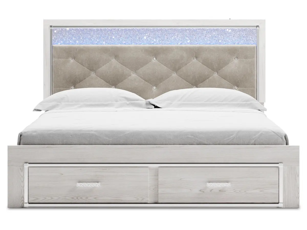 Altyra Panel Bed With Storage & Dresser & Mirror - Image 6