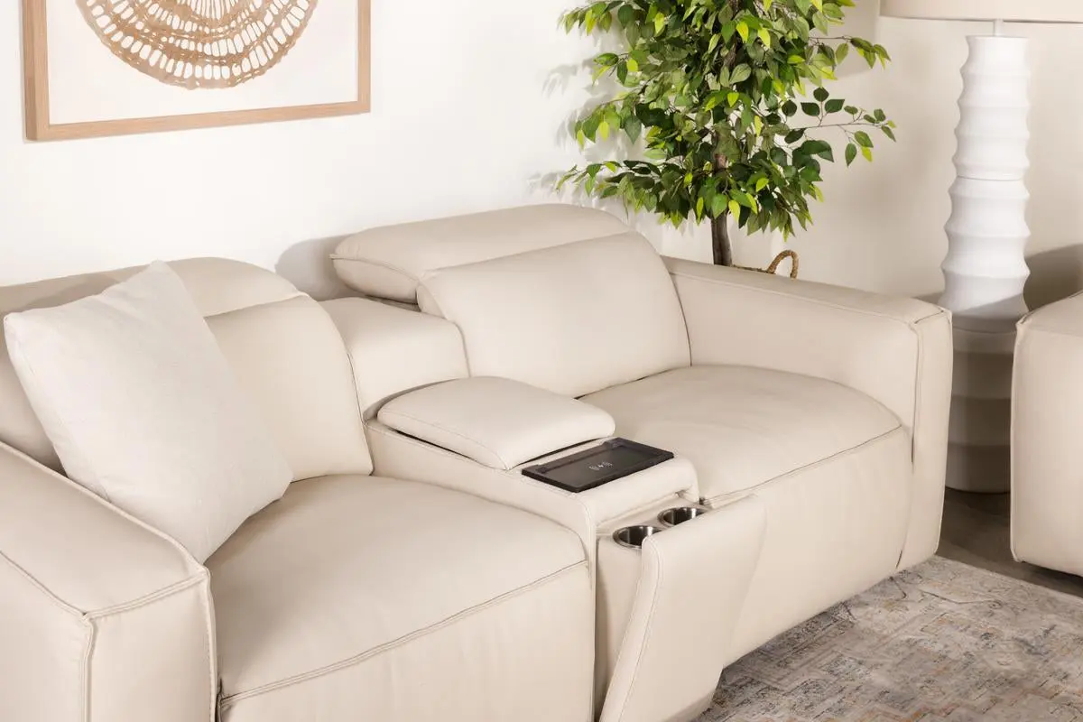 Amara 2 Power Console Loveseat - Image 6