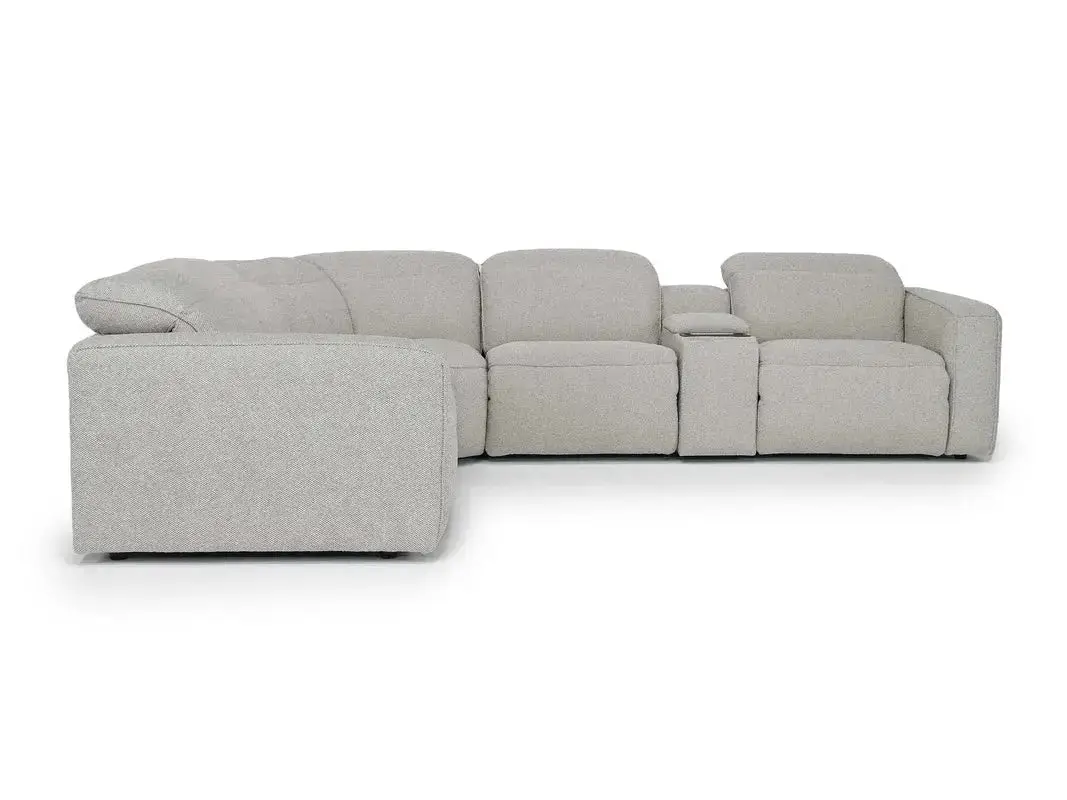 Amara 6 Piece 2 Power Sectional With 2 Power Armless Recliner - Image 15