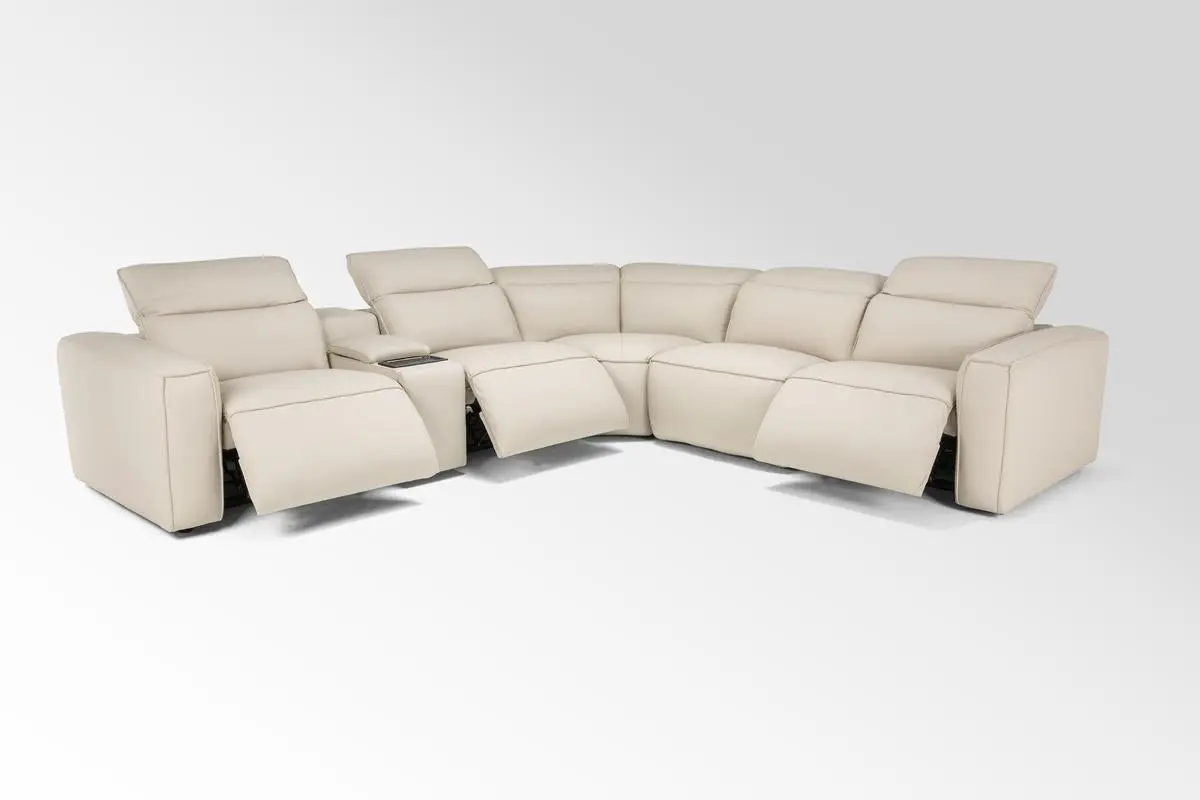 Amara 6 Piece 2 Power Sectional With 2 Power Armless Recliner - Image 18