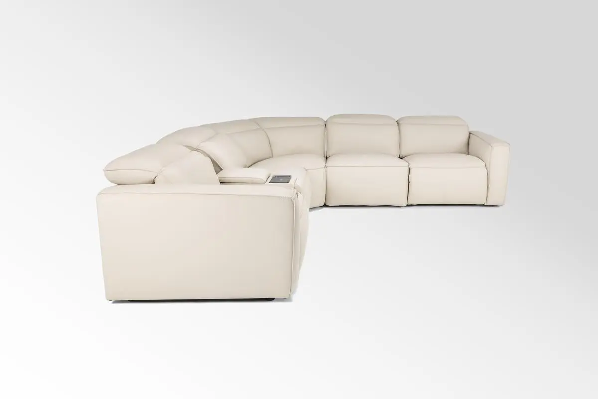 Amara 6 Piece 2 Power Sectional With 2 Power Armless Recliner - Image 24