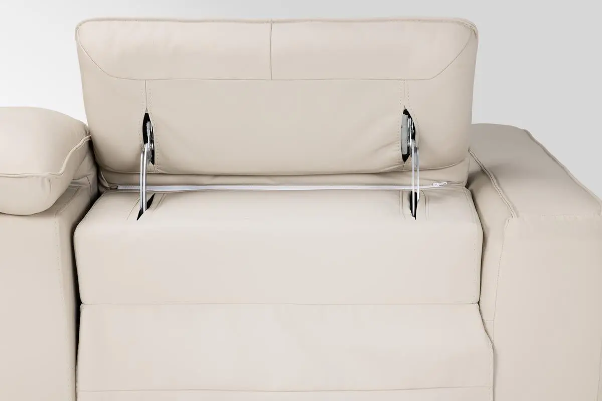 Amara 6 Piece 2 Power Sectional With 2 Power Armless Recliner - Image 7