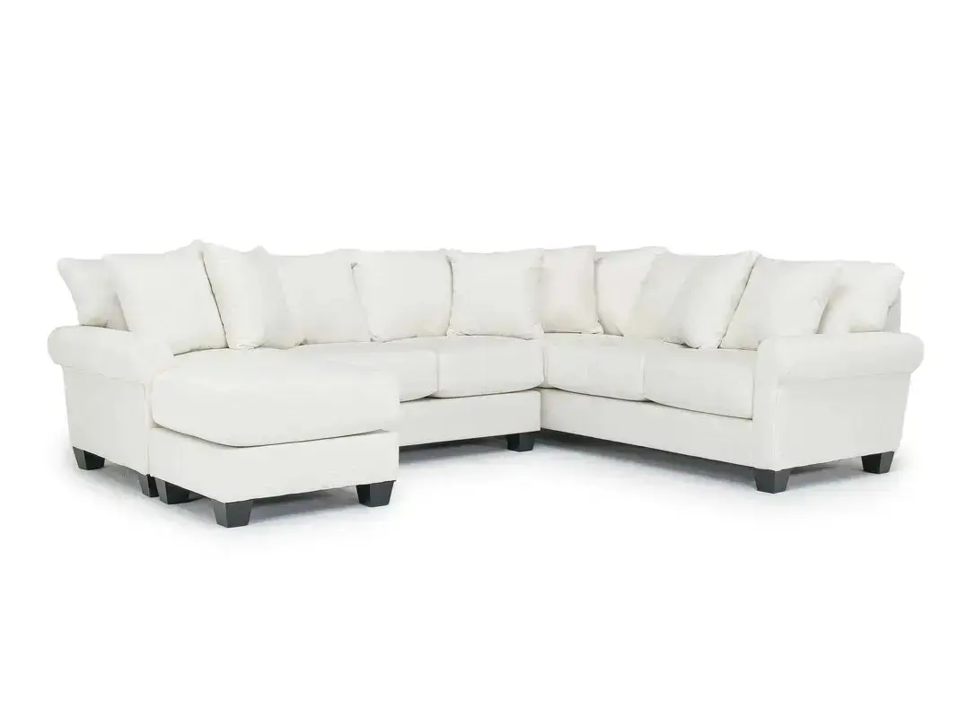 Amelia Crypton Performance Sofa Chaise Sectional - Image 4