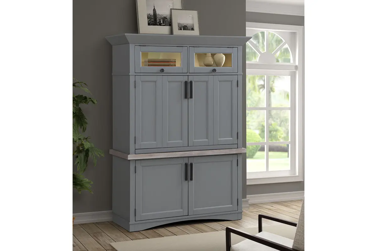 Americana Office Desk & Hutch - Image 4