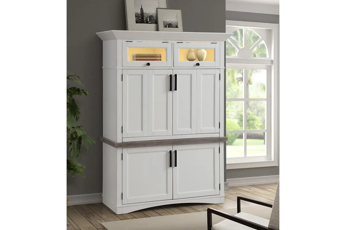 Americana Office Desk & Hutch - Image 5