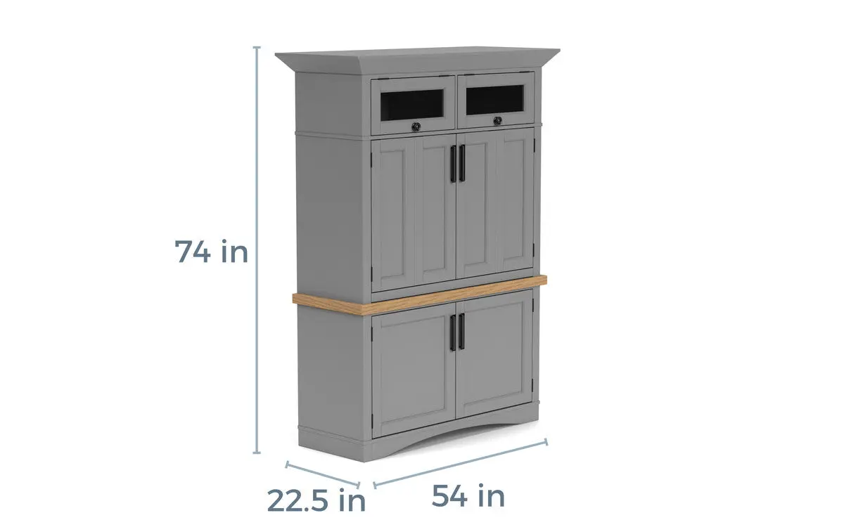 Americana Office Desk & Hutch - Image 6