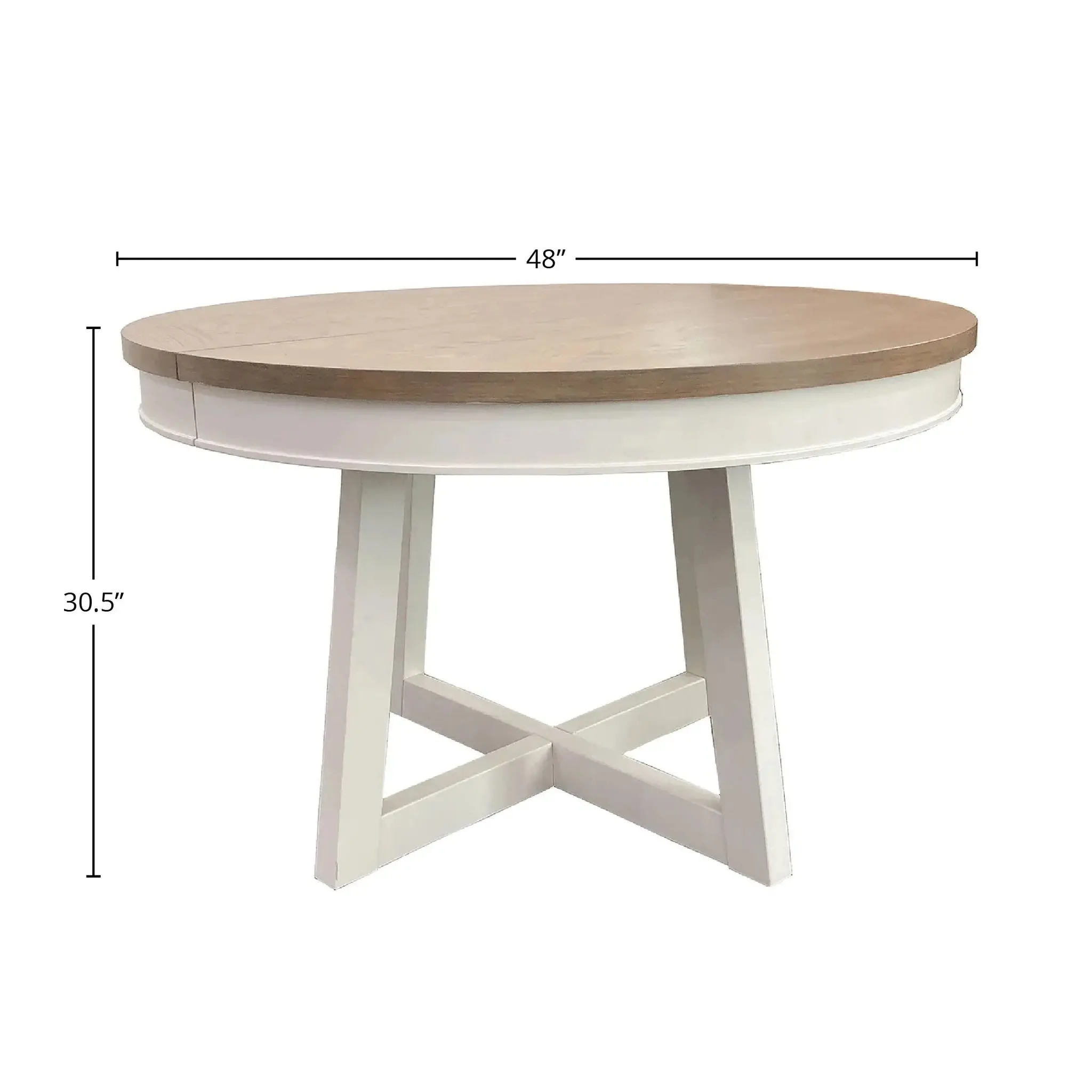 Americana Round Dining Table & 4 Chairs - Image 4