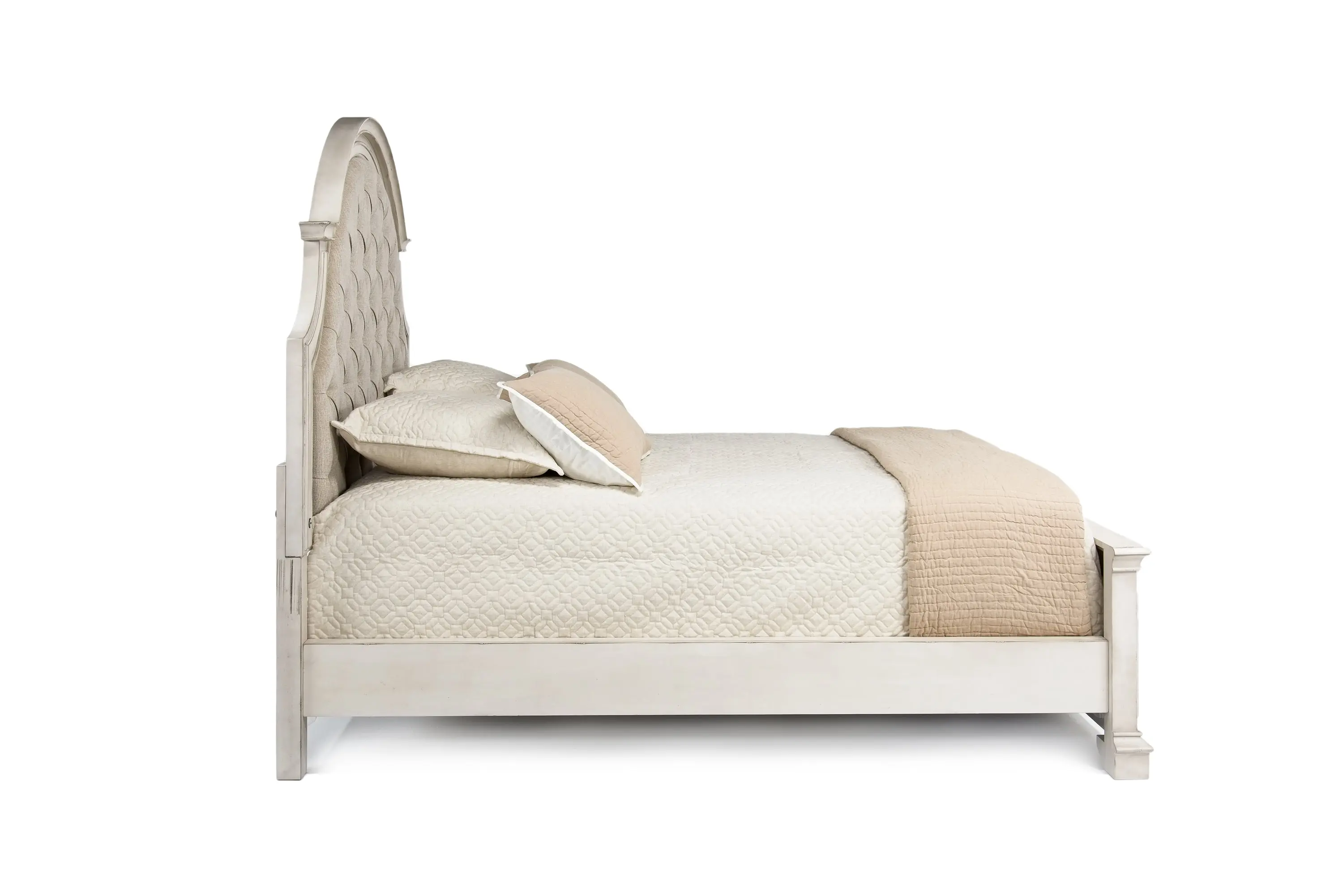 Anastasia Upholstered Panel Bed - Image 7