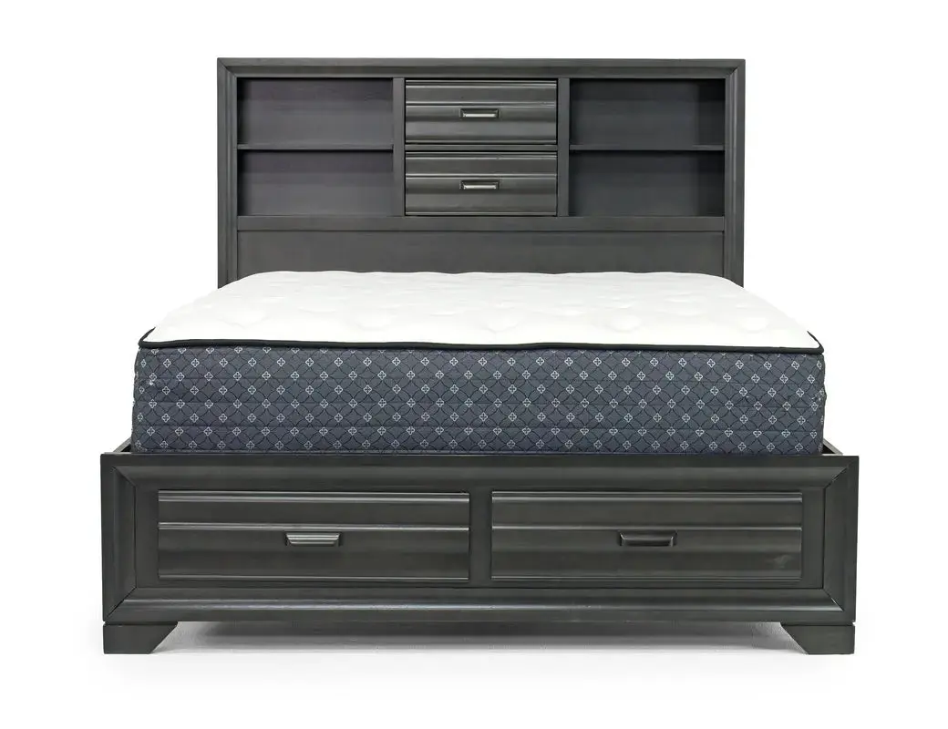 Andes Bookcase Bed & Dresser & Mirror - Image 10