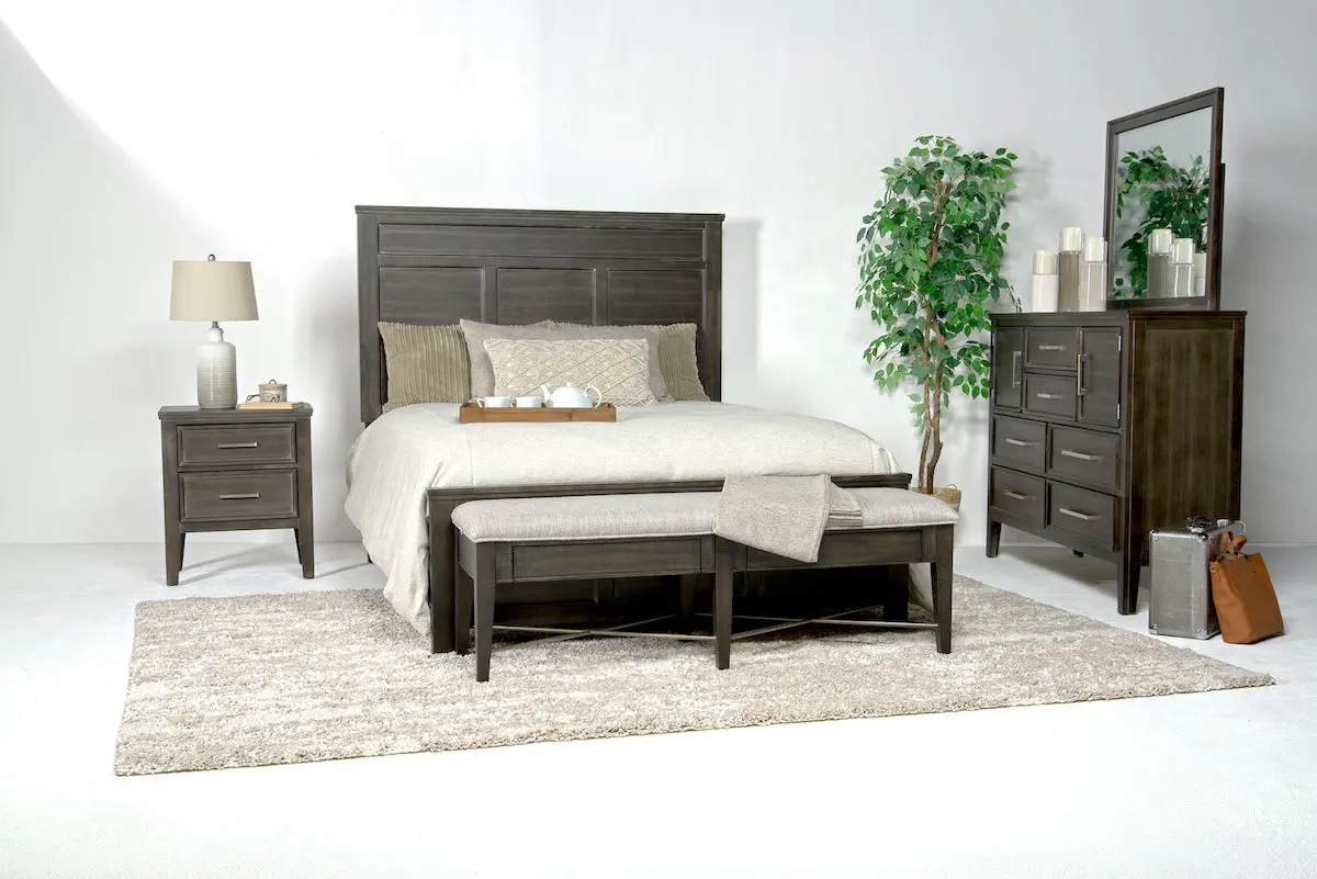 Andover Panel Bed & Dresser & Mirror & Nightstand - Image 4