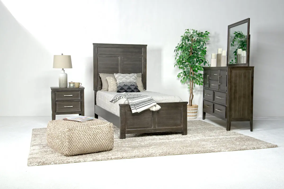 Andover Panel Bed & Dresser & Mirror & Nightstand - Image 5
