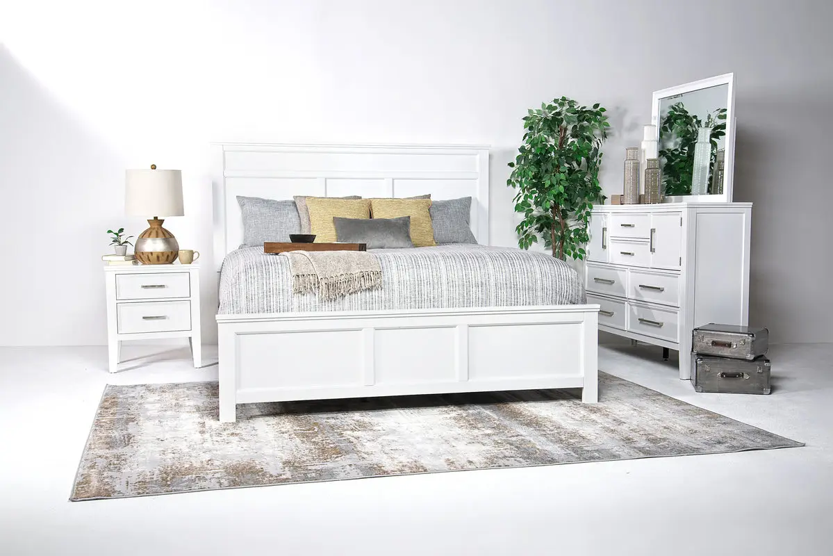 Andover Panel Bed & Dresser & Mirror & Nightstand - Image 8