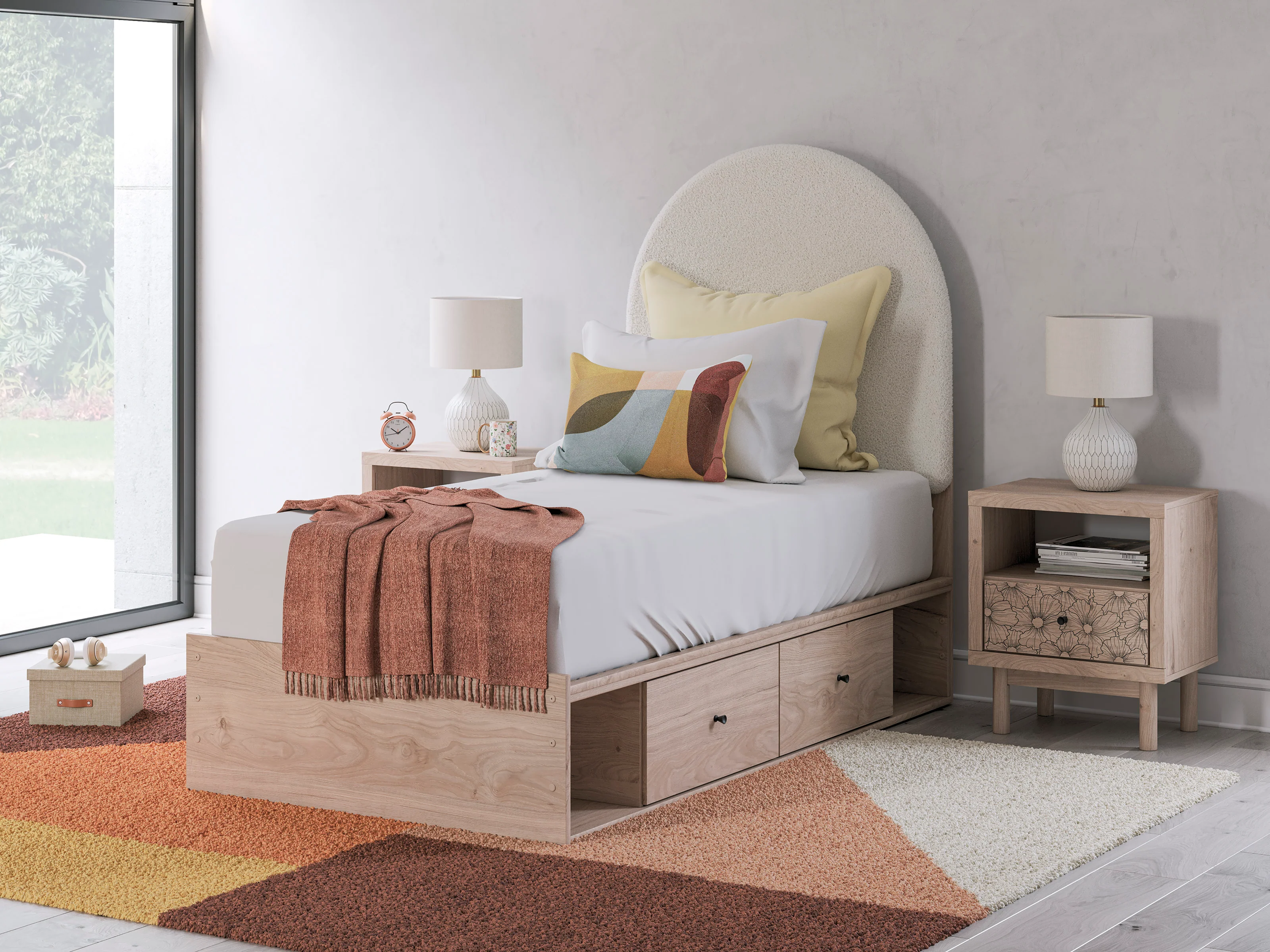 Arloster Panel Bed With Storage - Image 23