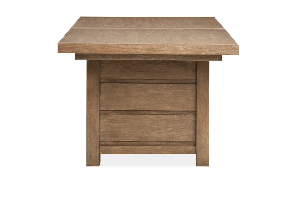 Aspen Valley Trestle Dining Table & 4 Chairs & Bench - Image 10