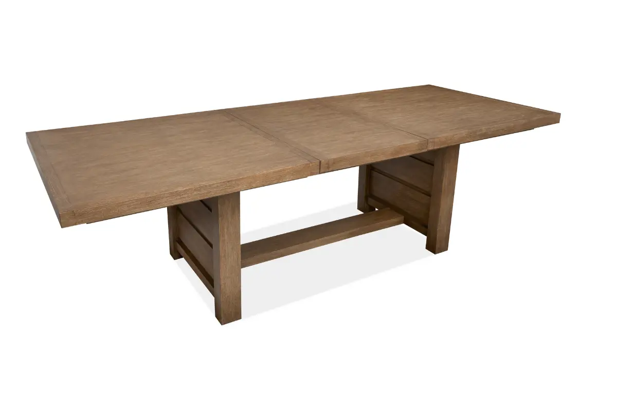 Aspen Valley Trestle Dining Table & 4 Chairs - Image 3