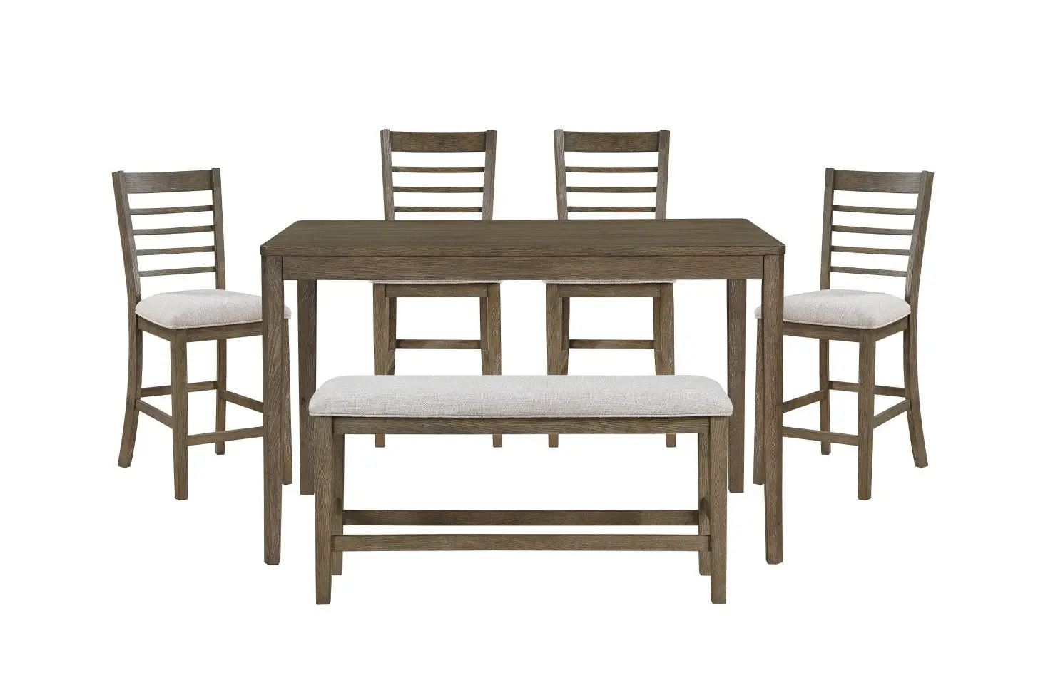 Barry Counter Height Dining Table & 4 Stools & Bench - Image 4