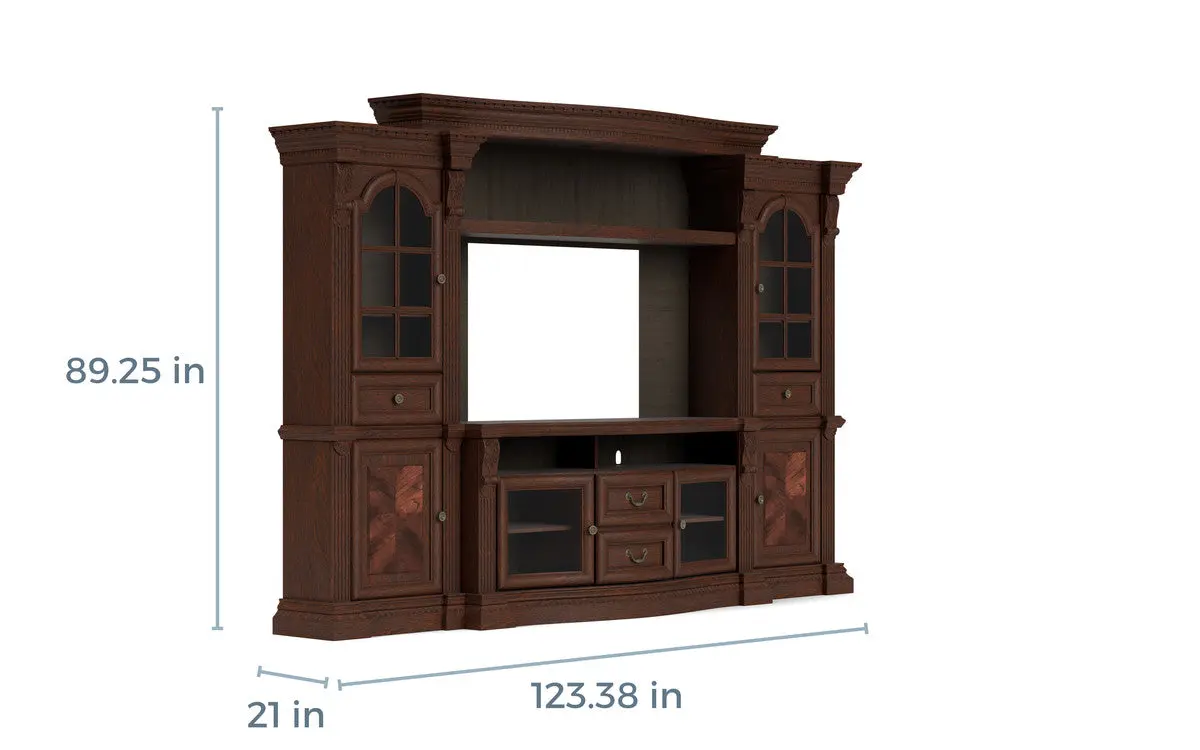 Bella 4 Piece Entertainment Center - Image 8