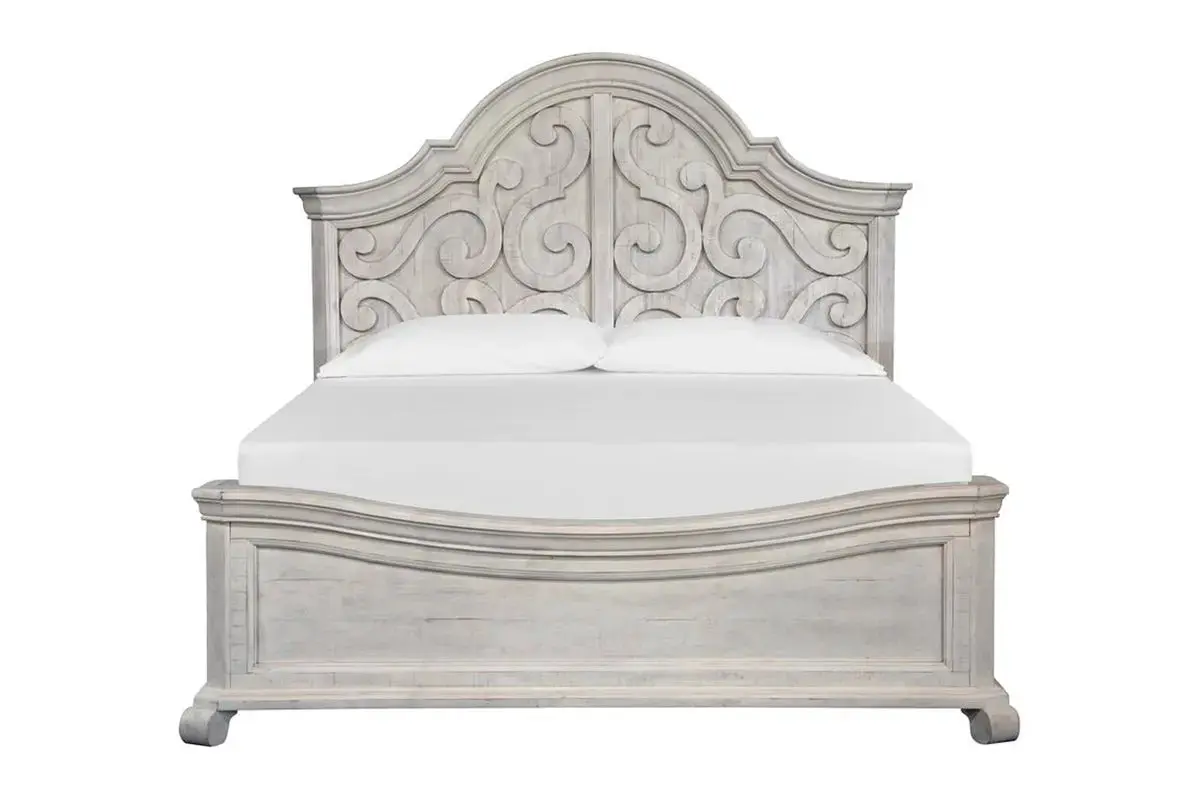Bellamy Arch Panel Bed & Dresser & Mirror - Image 11