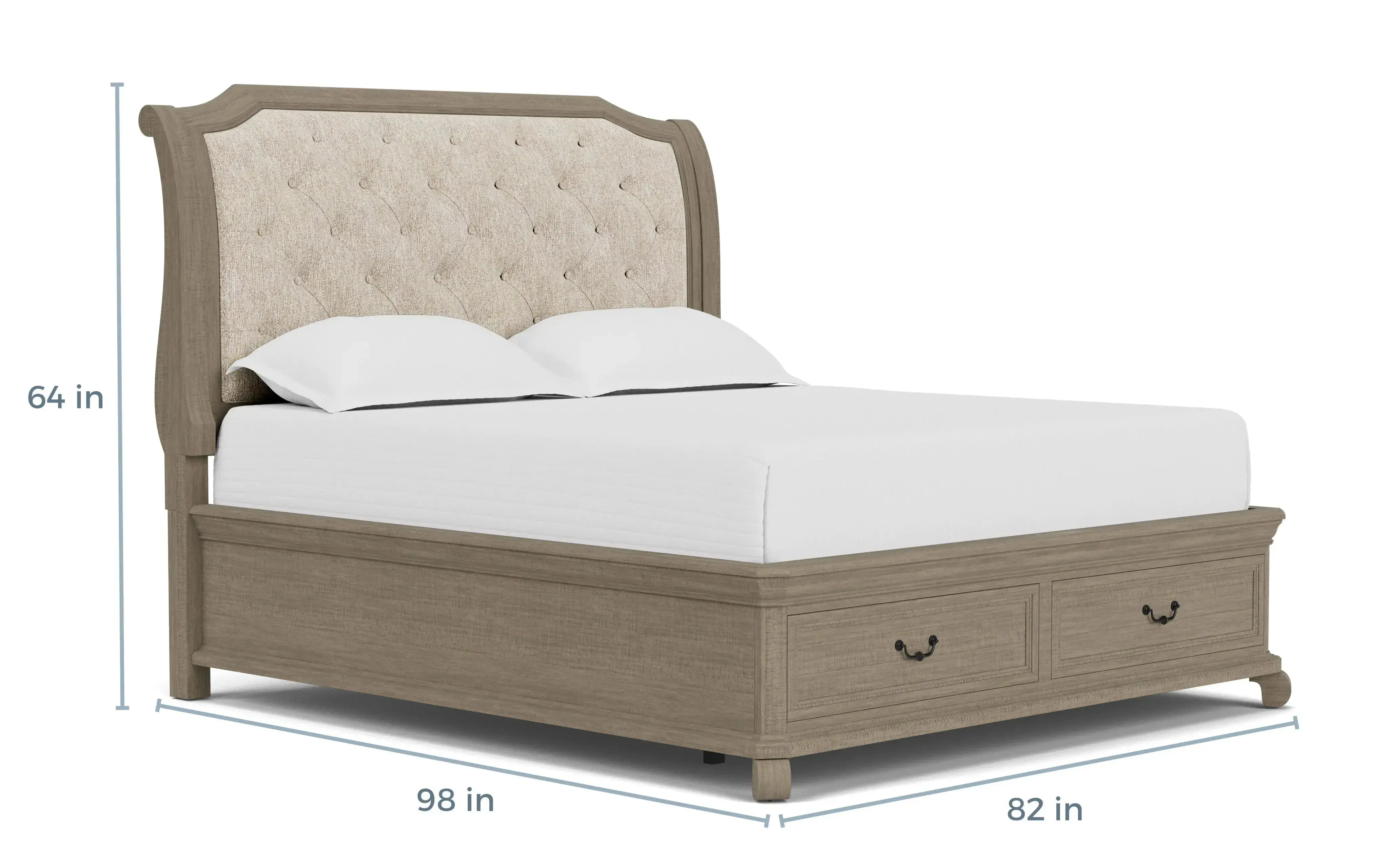 Bellamy Sleigh Bed - Image 32