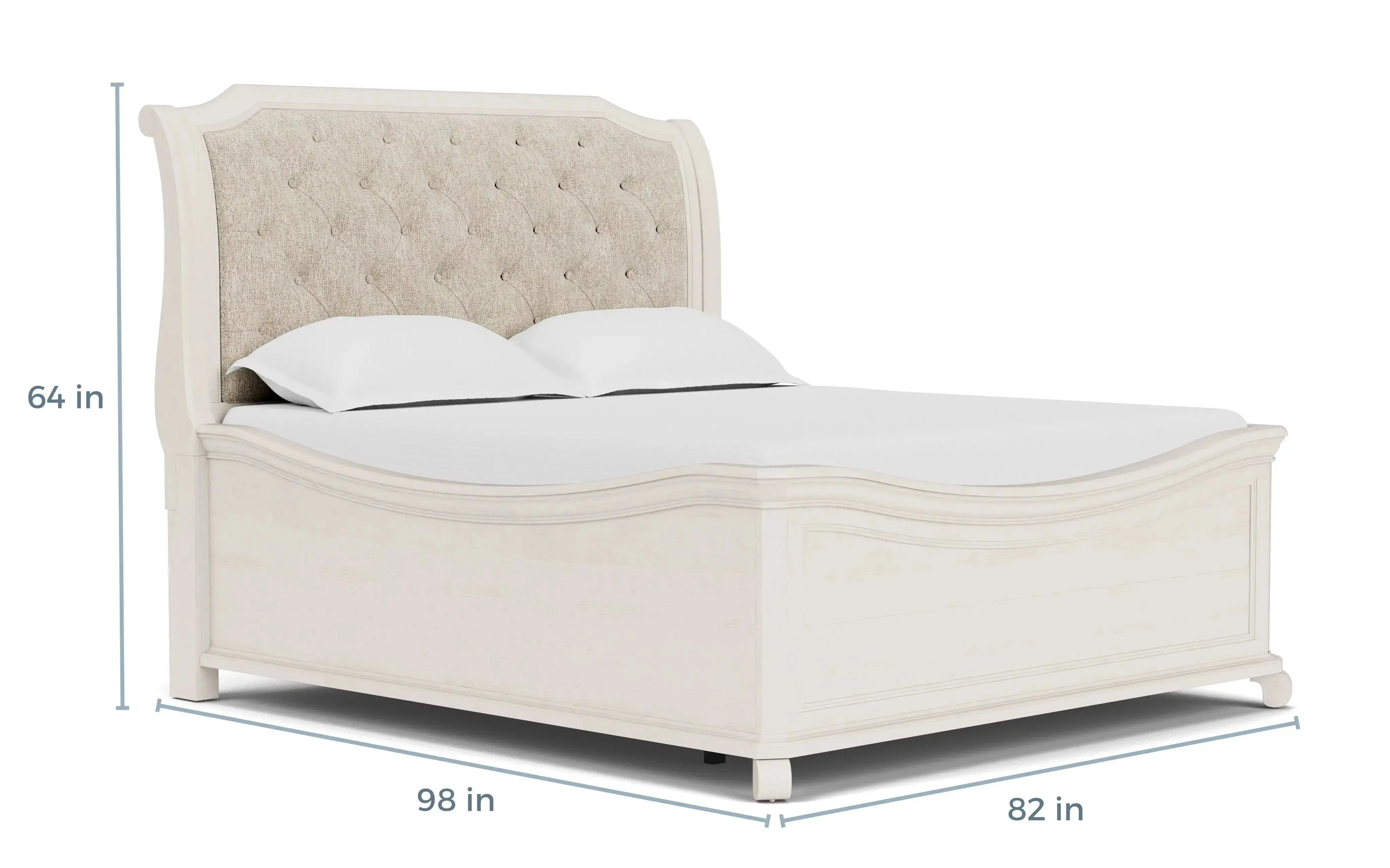 Bellamy Sleigh Bed - Image 37