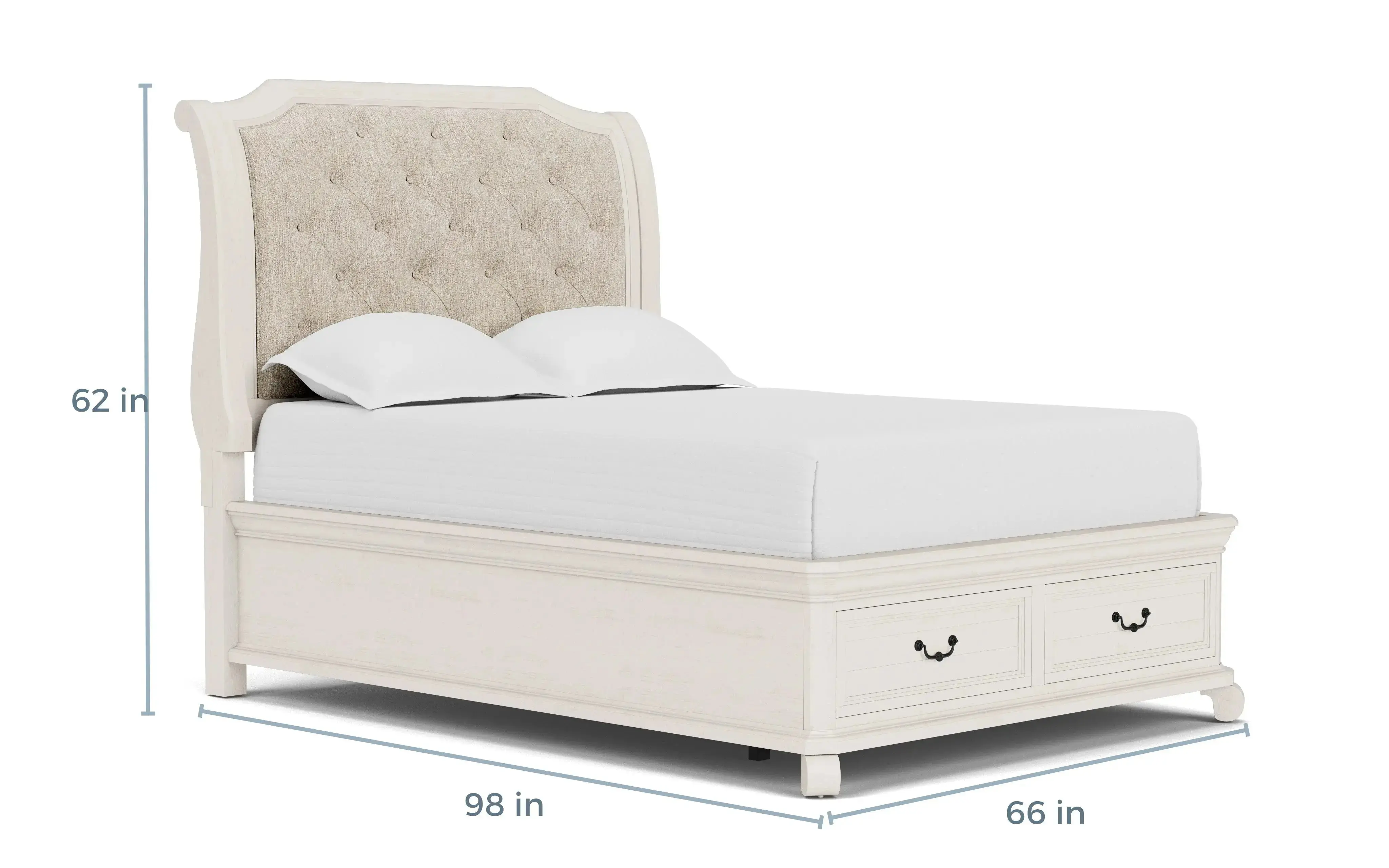 Bellamy Sleigh Bed - Image 42
