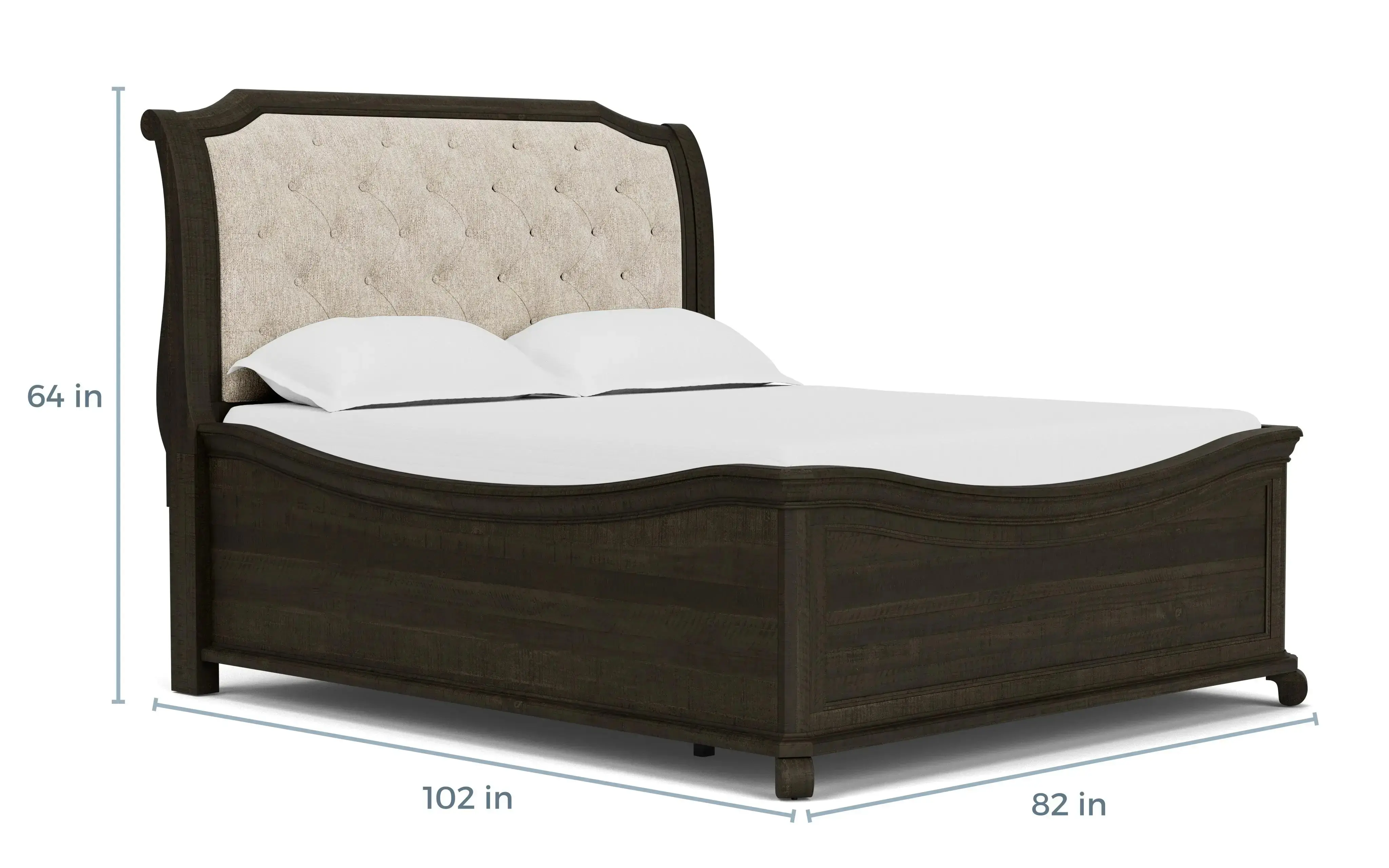 Bellamy Sleigh Bed - Image 43
