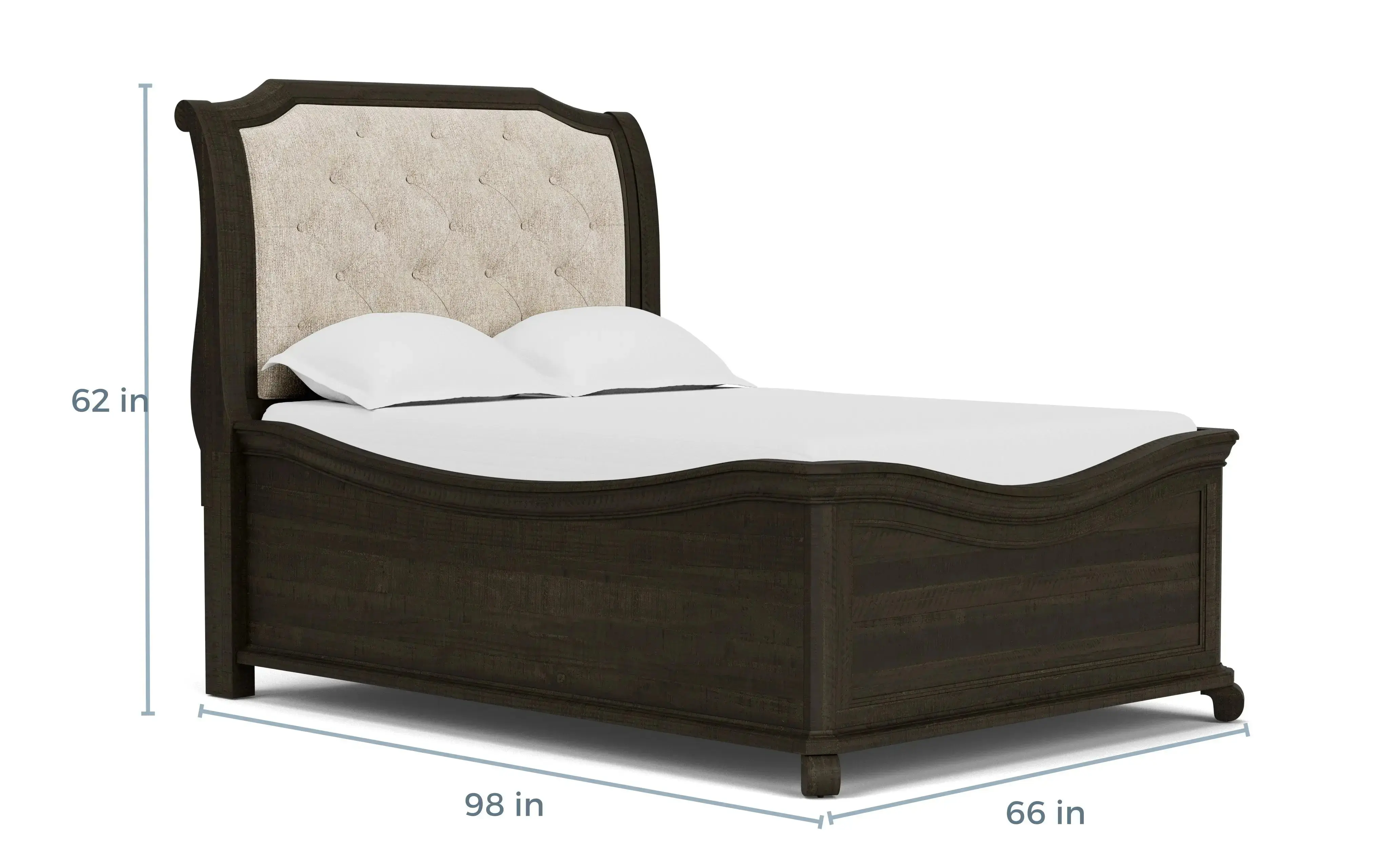 Bellamy Sleigh Bed - Image 45