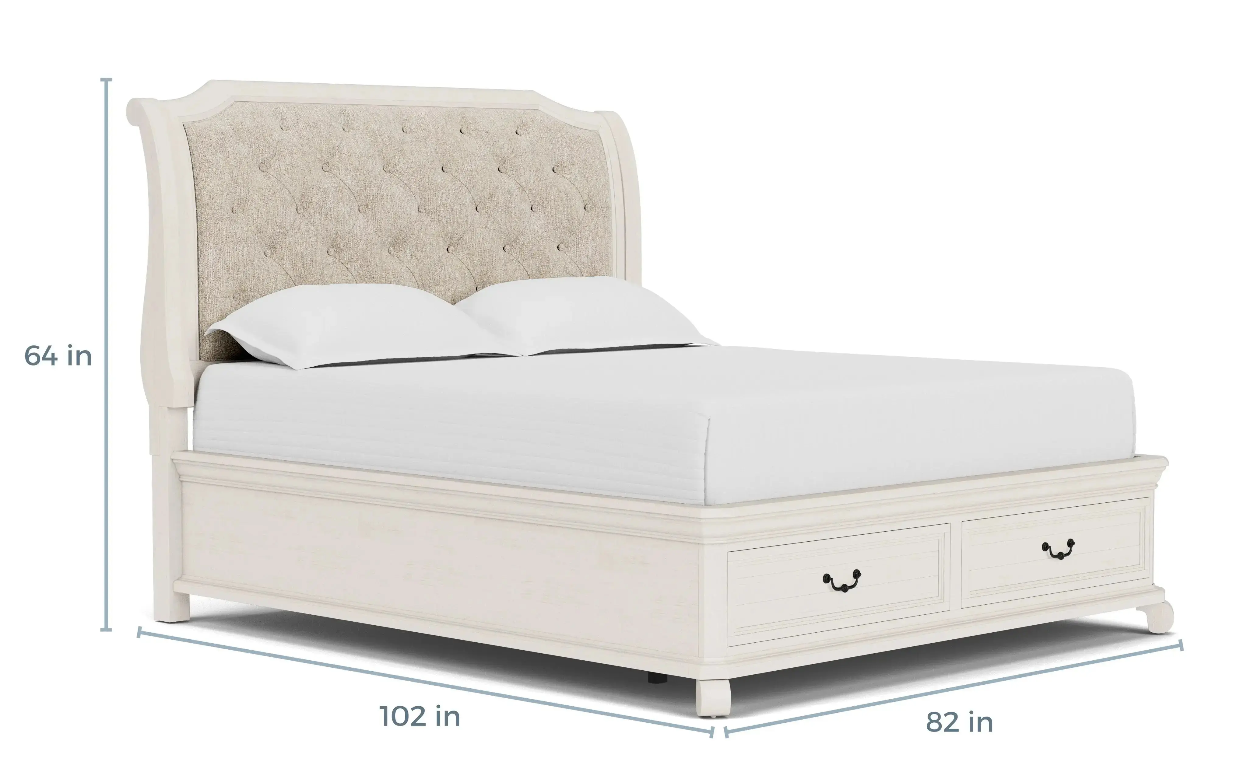 Bellamy Sleigh Bed - Image 46