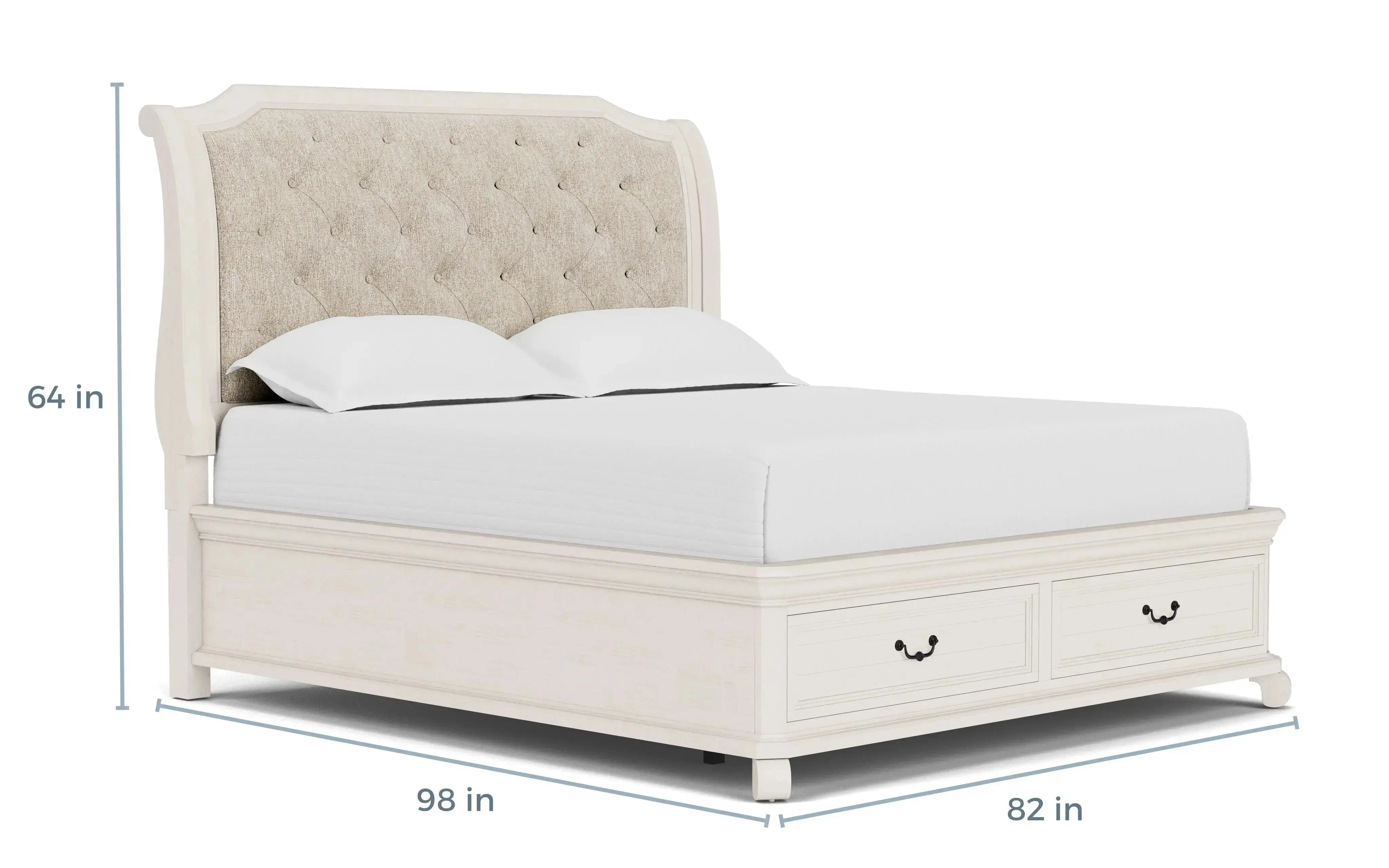 Bellamy Sleigh Bed - Image 47