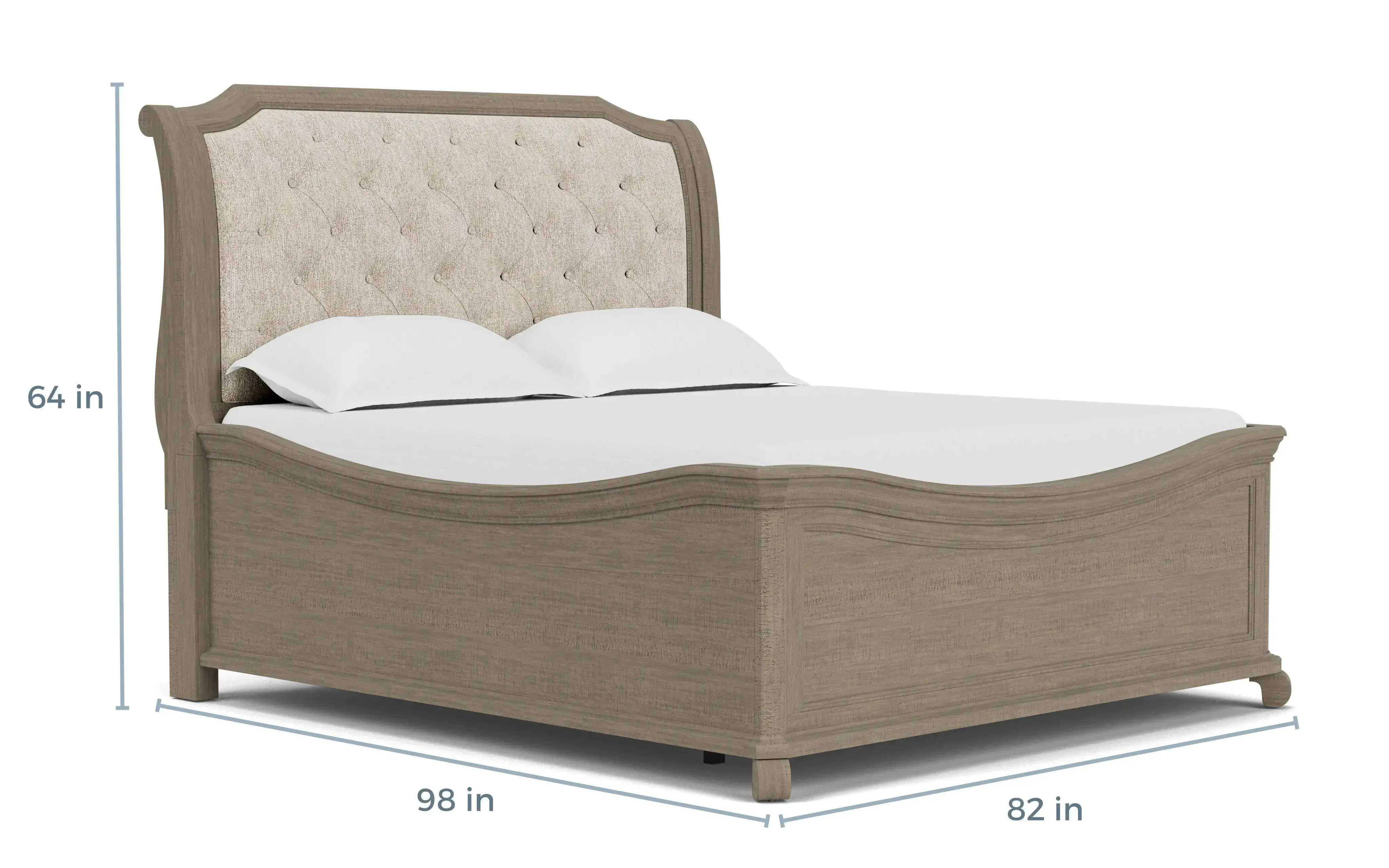 Bellamy Sleigh Bed - Image 48