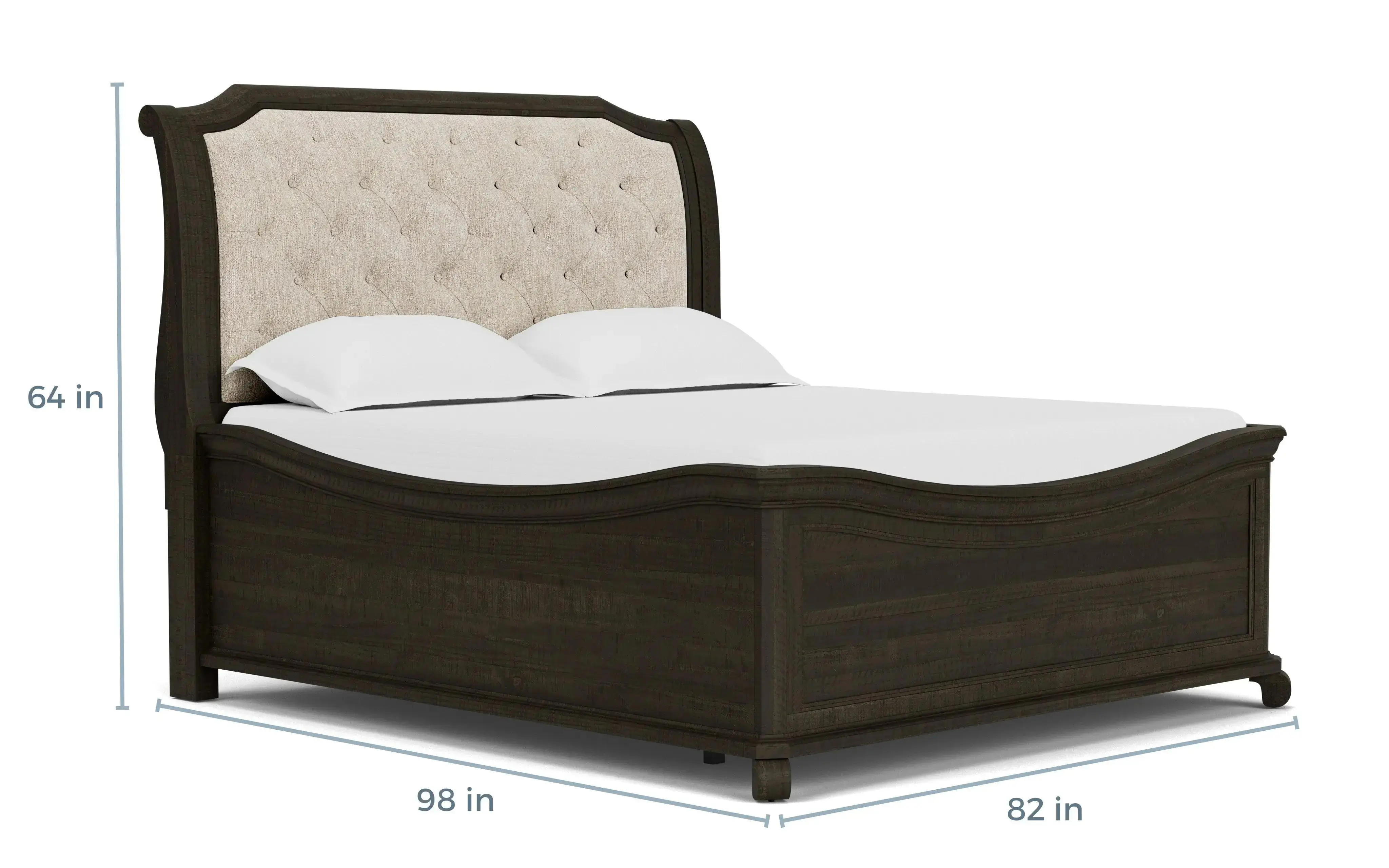 Bellamy Sleigh Bed - Image 49