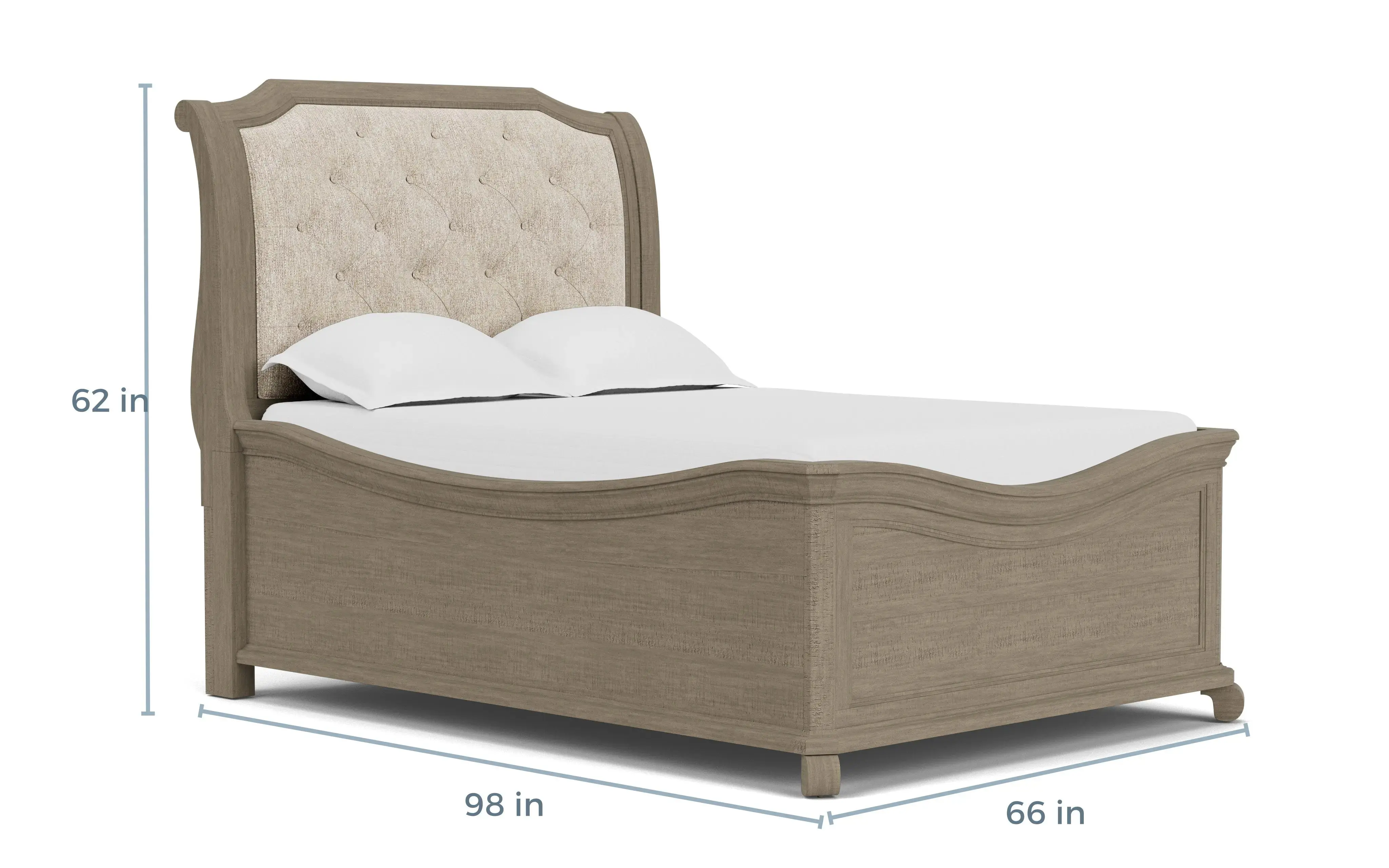 Bellamy Sleigh Bed - Image 59