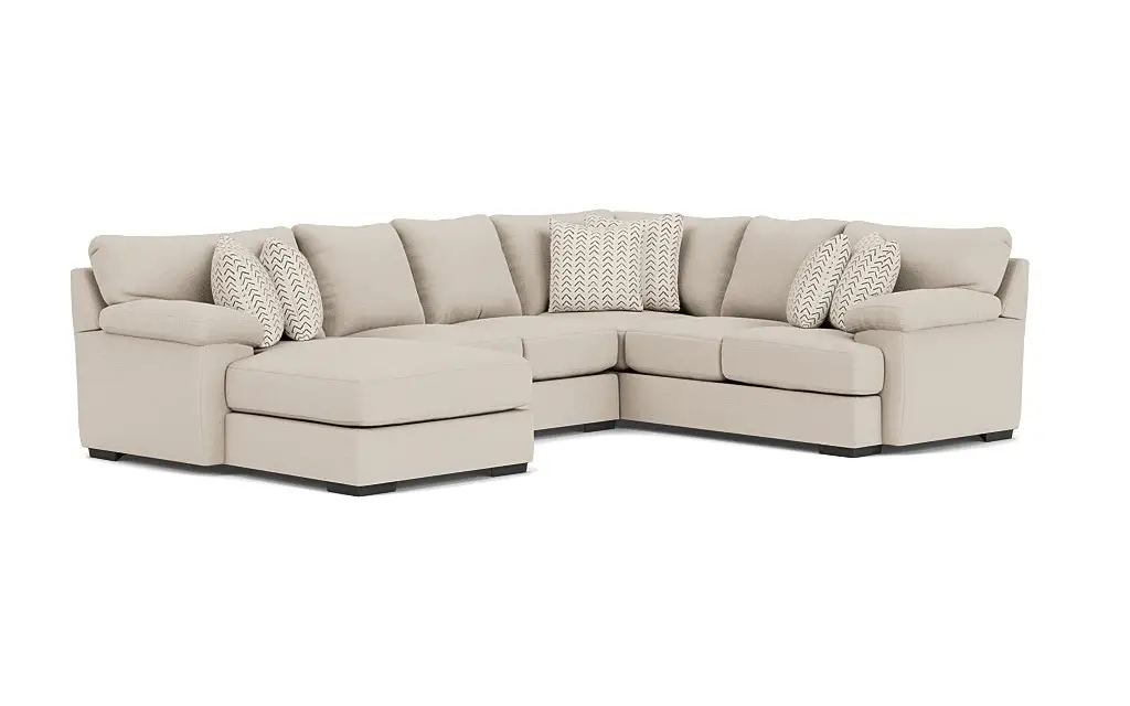 Bermuda Tux Loveseat Chaise Sectional Custom - Image 3