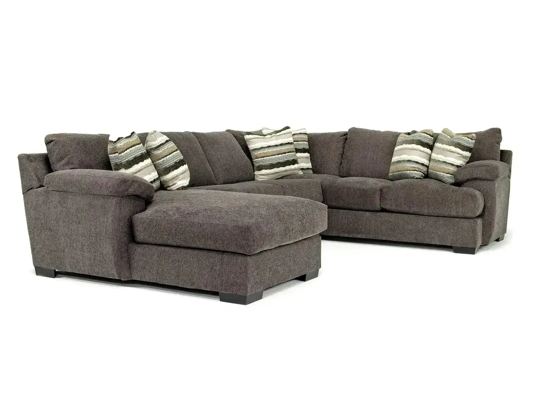 Bermuda Tux Loveseat Chaise Sectional - Image 3