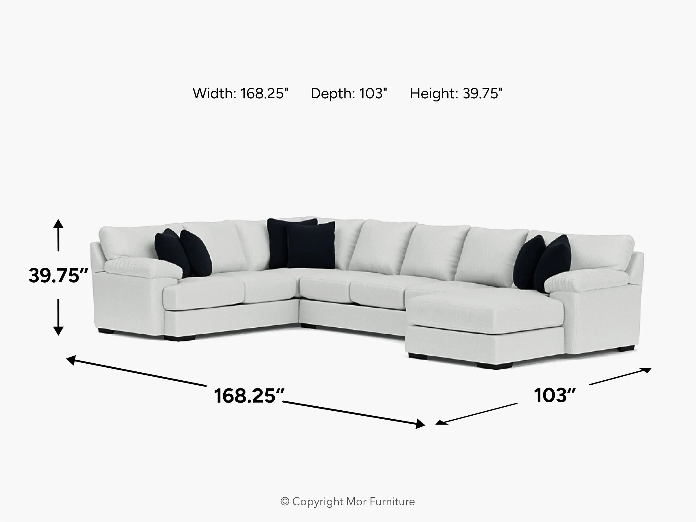 Bermuda Tux Sofa Chaise Sectional Custom - Image 3