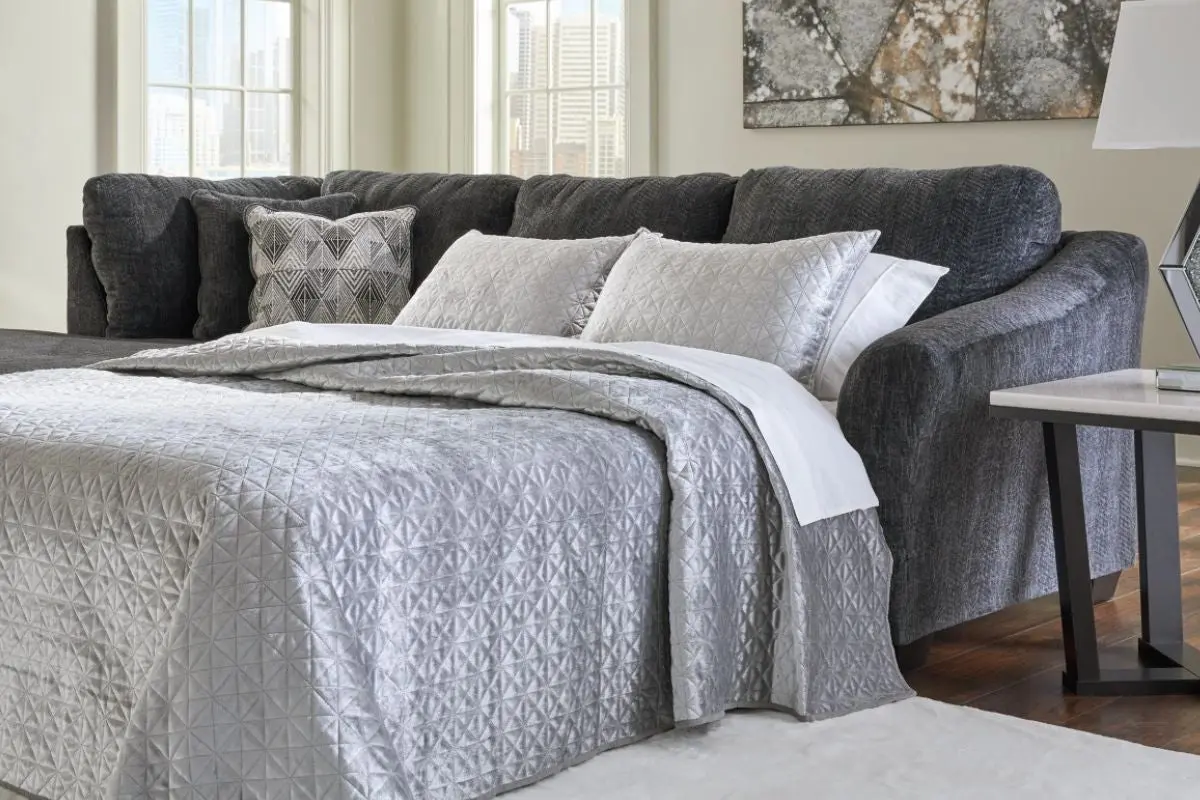 Biddeford Full Pullout Sofa Chaise - Image 5