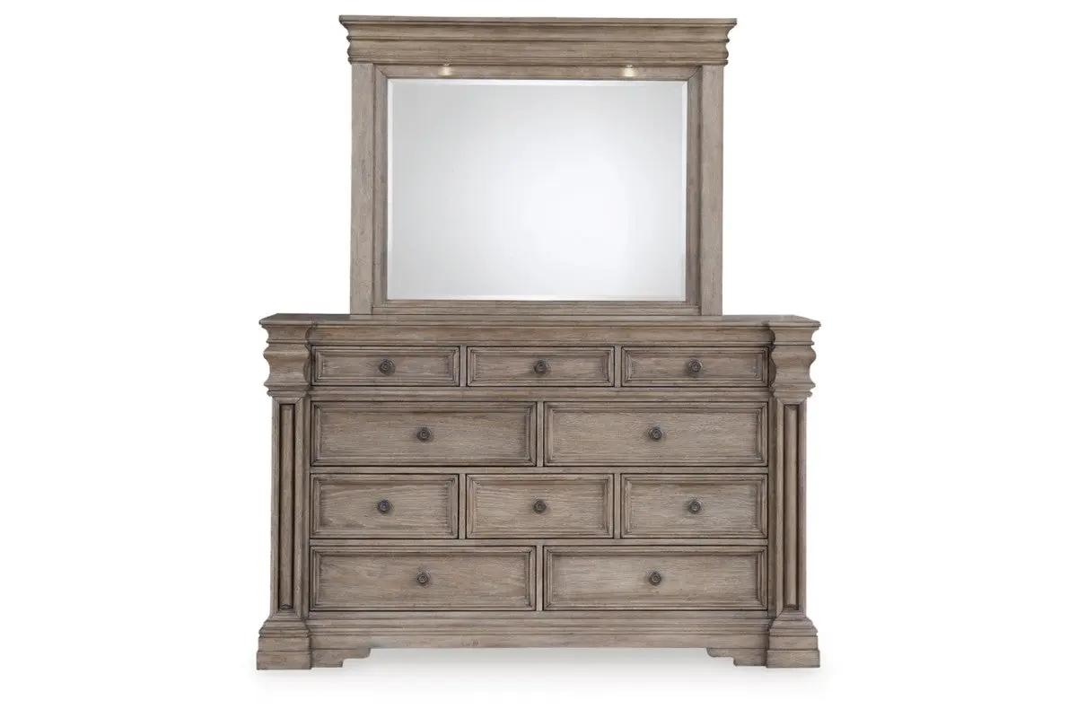 Blairhurst Panel Bed & Dresser & Mirror & Nightstand - Image 13
