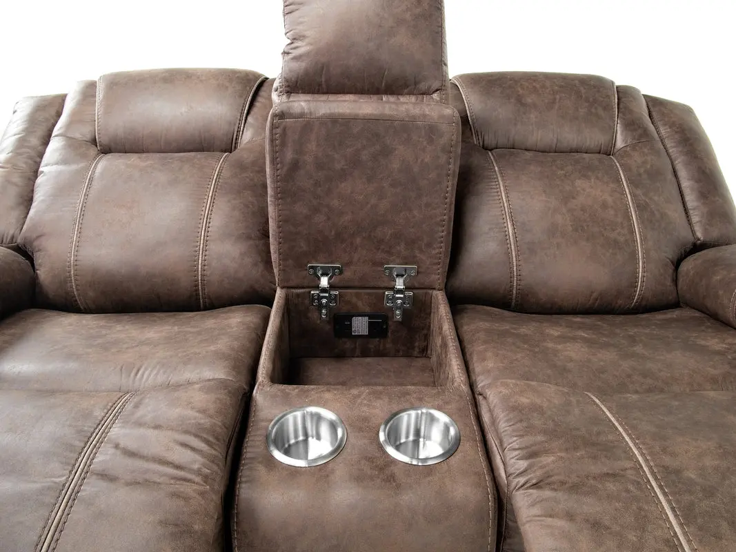 Blake 2 Power Console Loveseat - Image 6