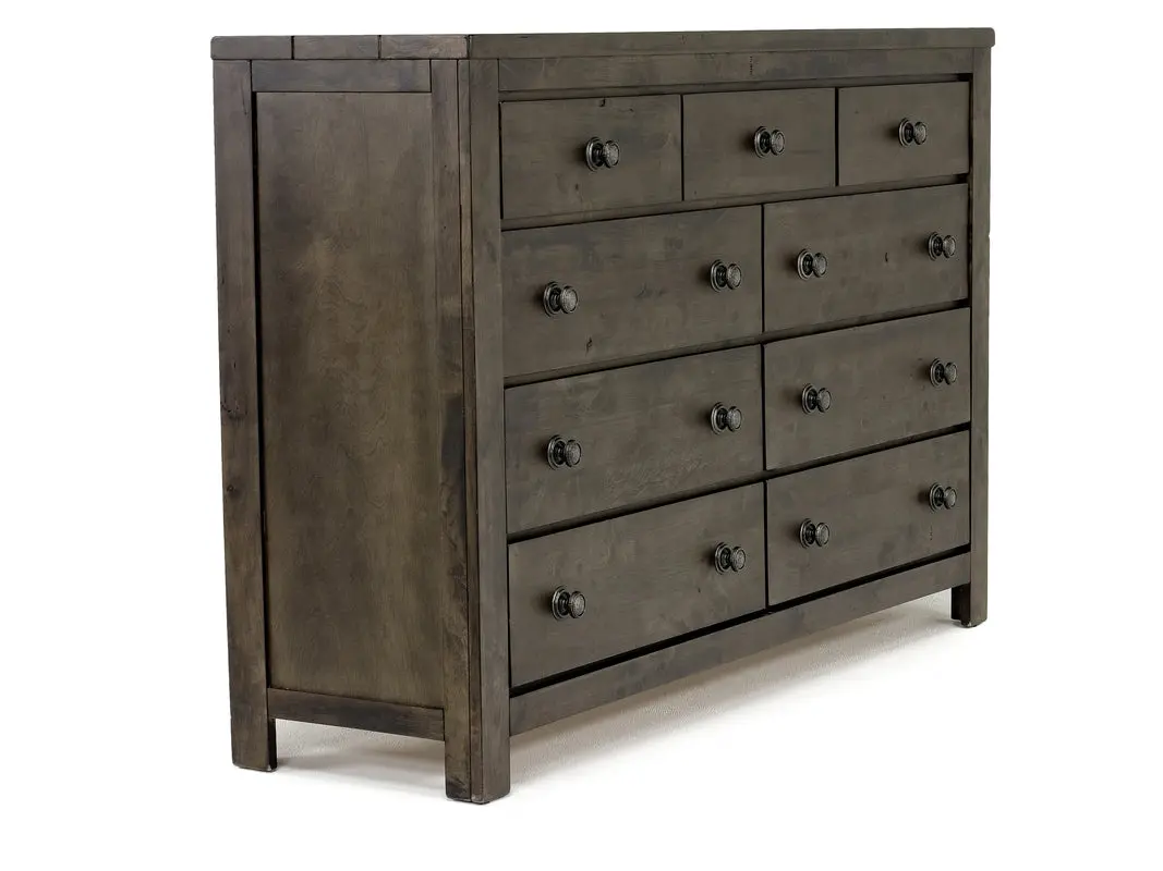 Blue Ridge Panel Bed & Dresser & Mirror & Nightstand - Image 11