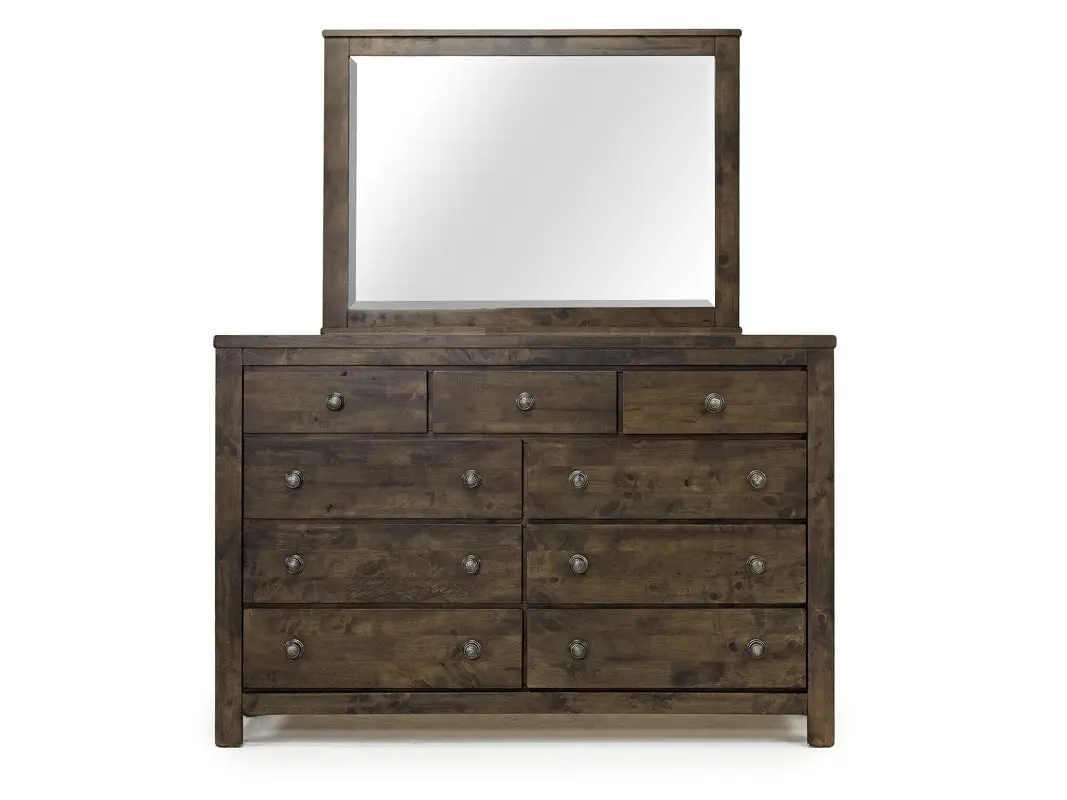 Blue Ridge Panel Bed & Dresser & Mirror & Nightstand - Image 19
