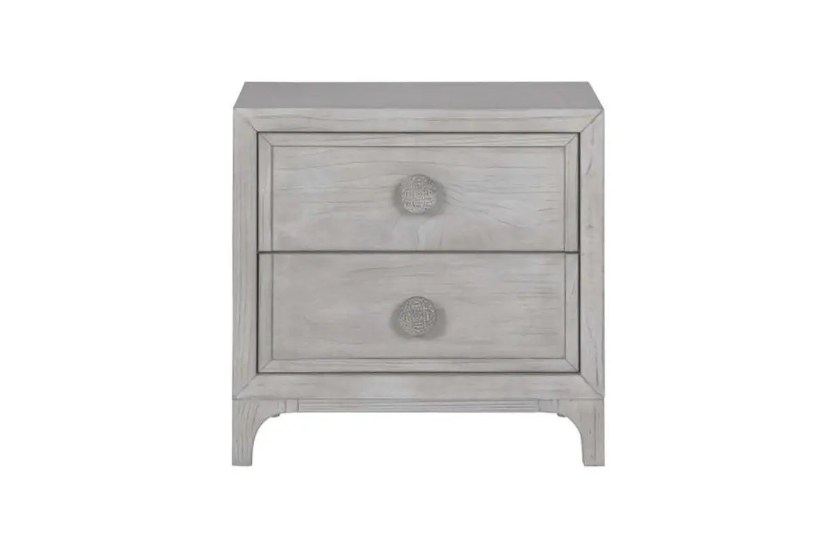 Boho Chic Platform Bed & Dresser & Mirror & Nightstand - Image 35