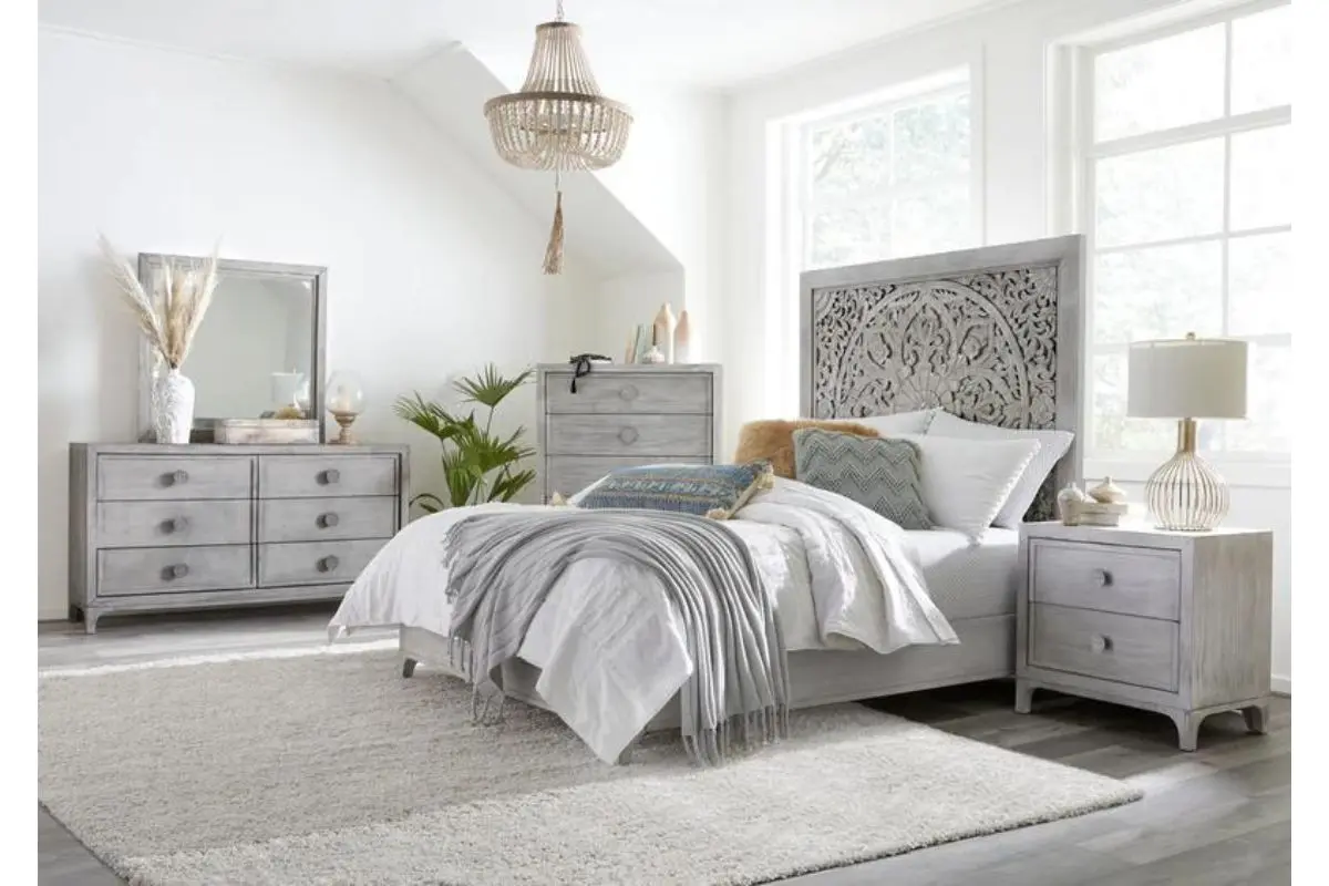 Boho Chic Platform Bed - Image 25