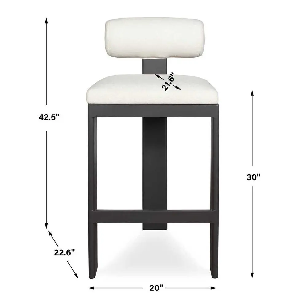 Bolster Outdoor Barstool - Image 9