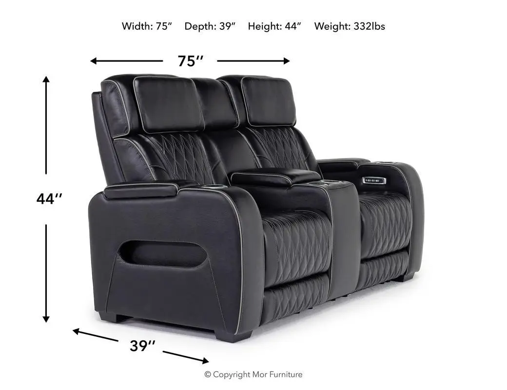 Boyington 2 Power Console Loveseat - Image 22