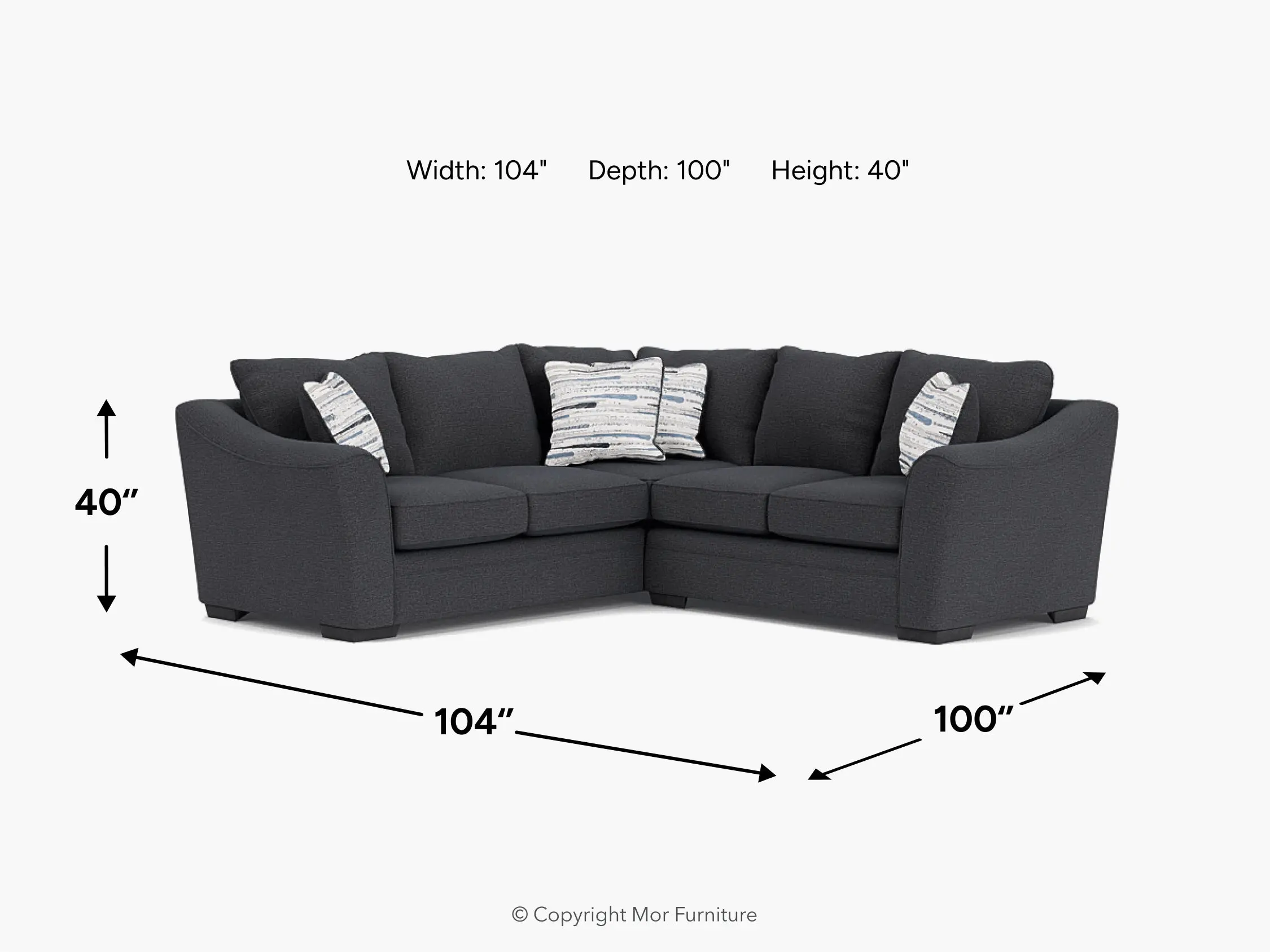 Brazil Tux Loveseat Sectional Custom - Image 3