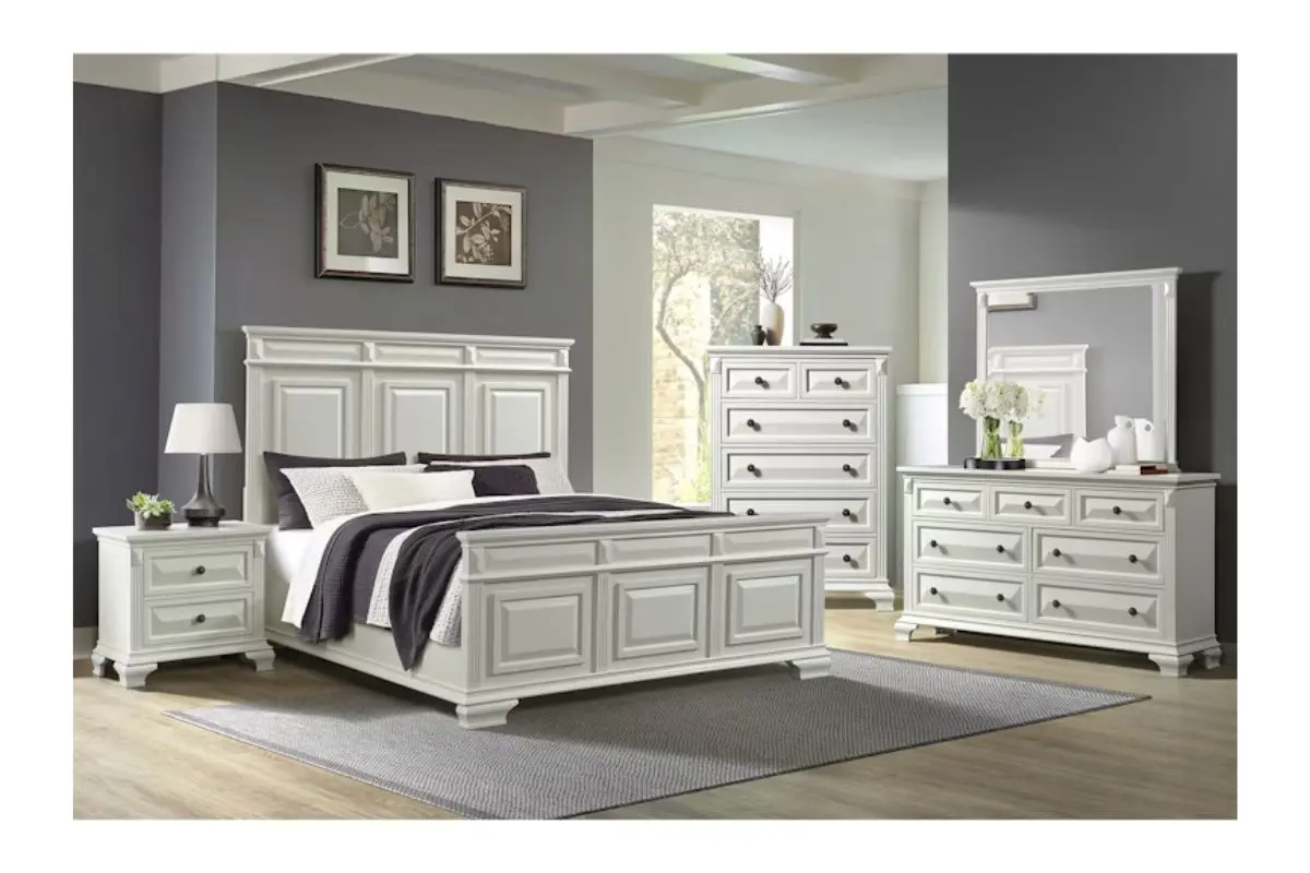 Bridgestone Panel Bed & Dresser & Mirror & Nightstand - Image 2