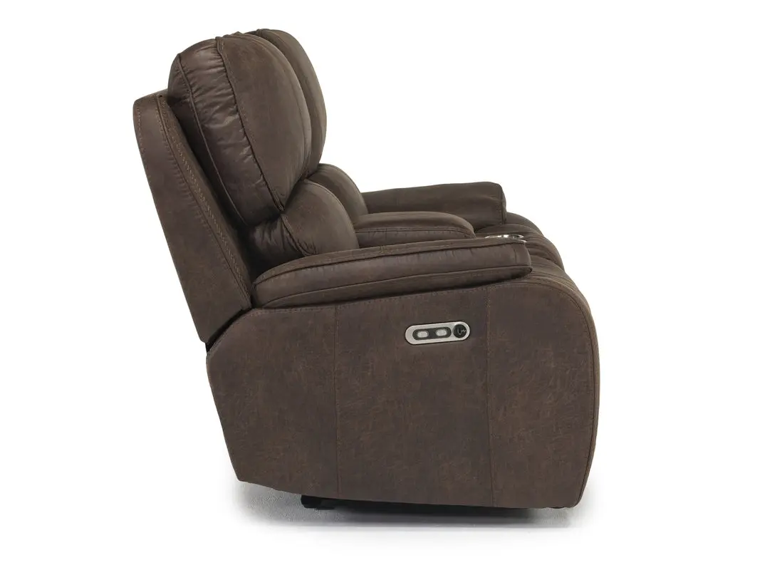 Brookings 2 Power Console Loveseat - Image 7