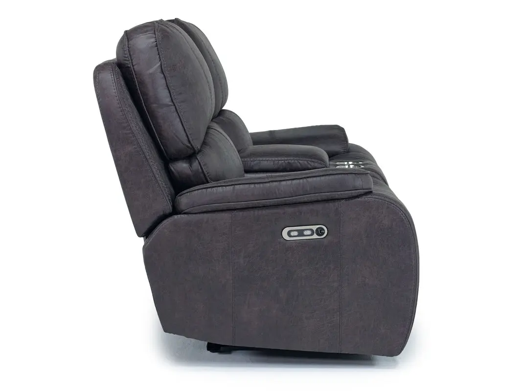 Brookings 2 Power Console Loveseat - Image 8